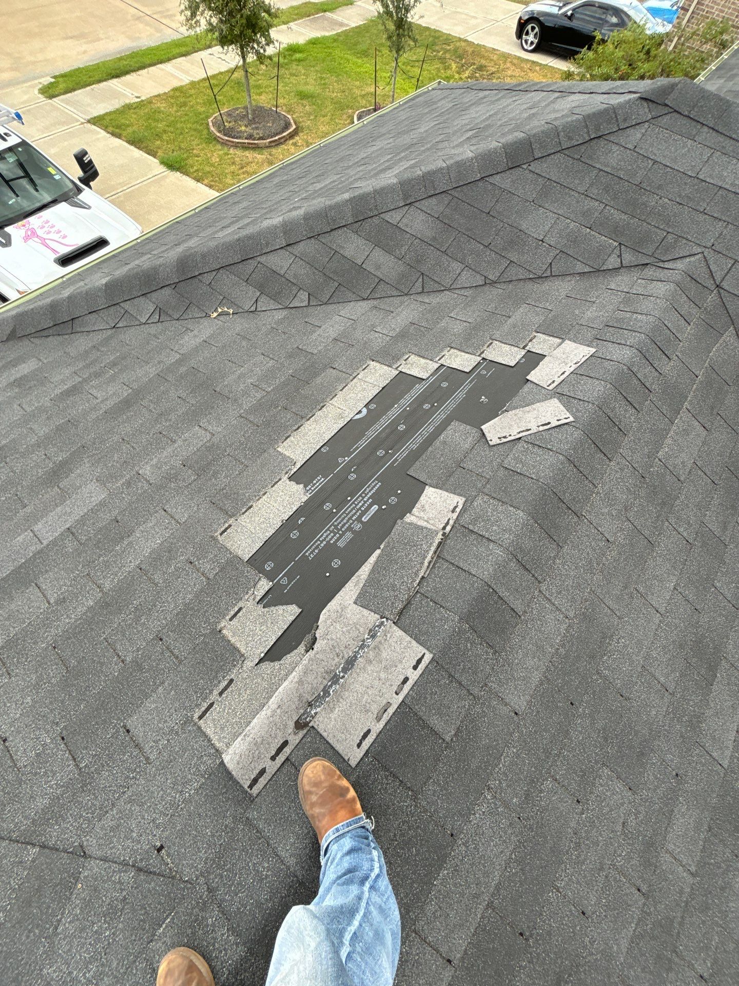 Residential Roofing Repair using Owen's Corning Duration (Lifetime) Shingles by Roof Repair Company