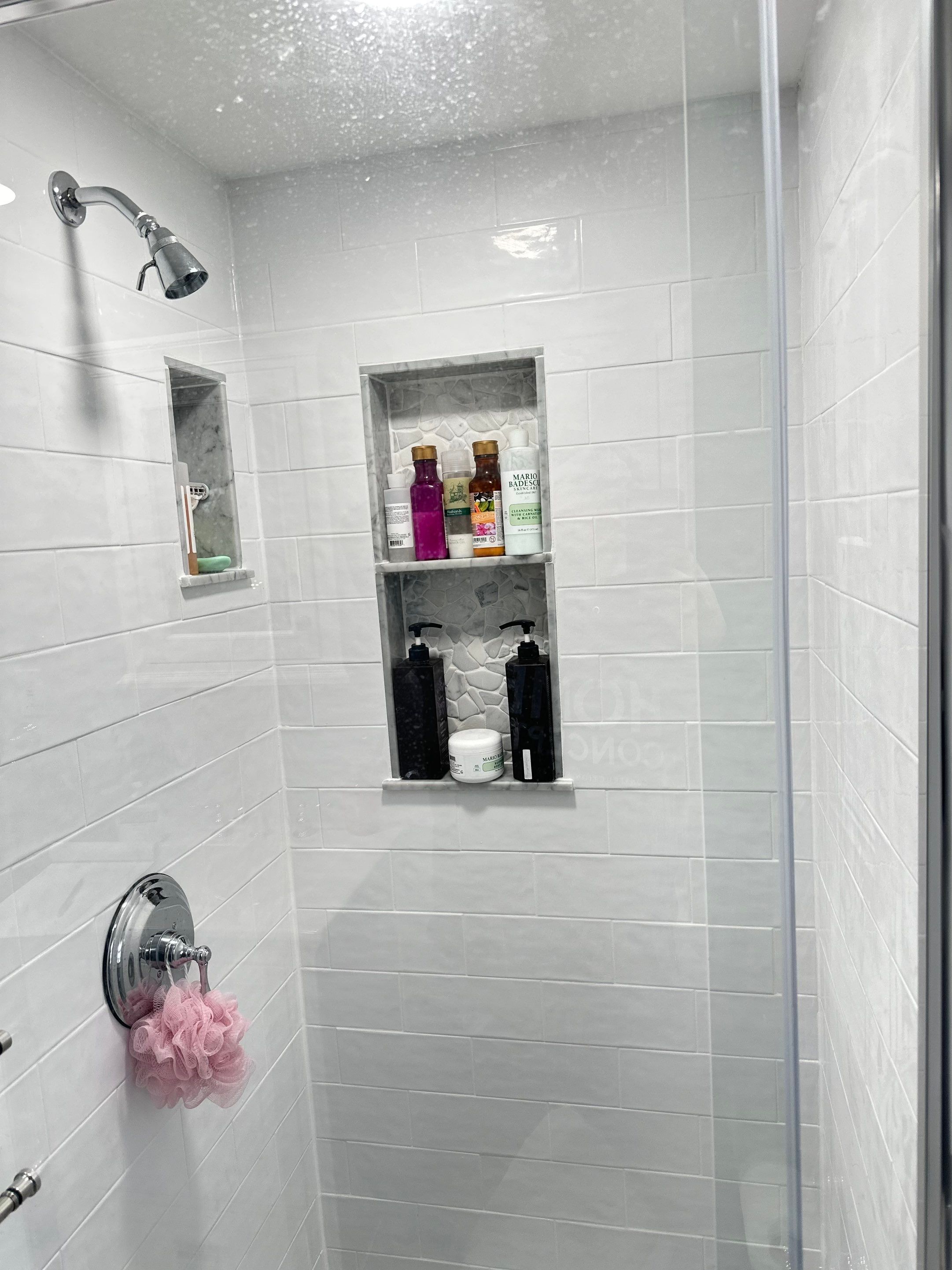 Bathroom Remodel using Tile by Home Concepts Construction