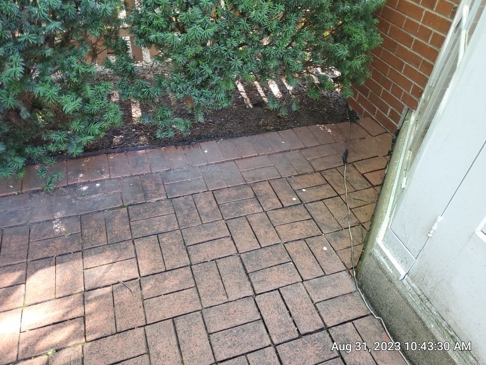 Brick Paver cleaning, sanding, seal by Northern Power Washing LLC.