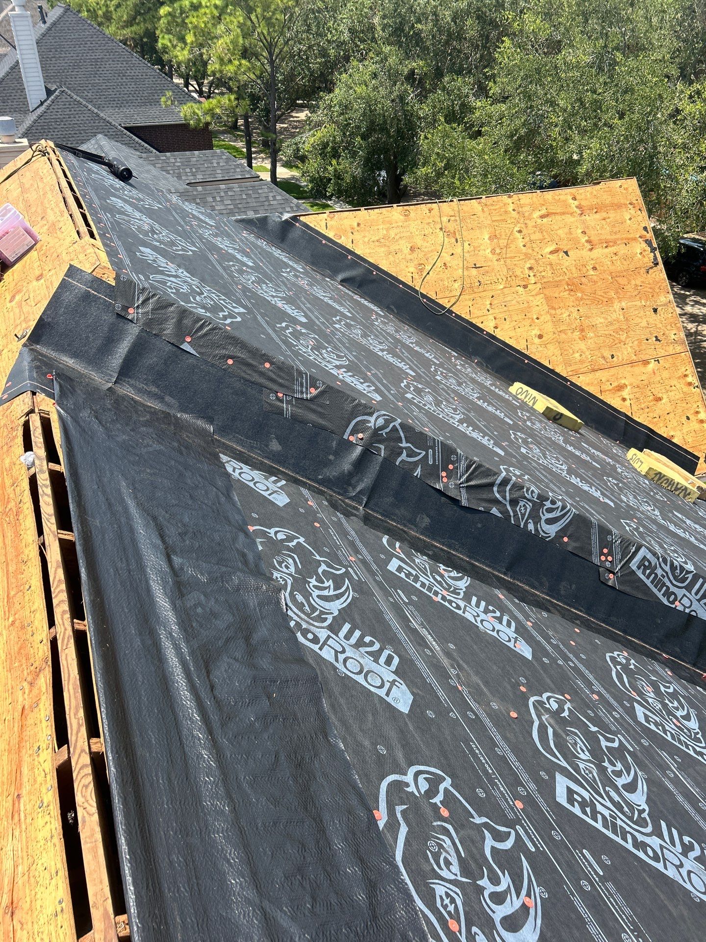 Residential Roofing Installation using Owen's Corning Duration (Lifetime) Shingles by Roof Repair Company