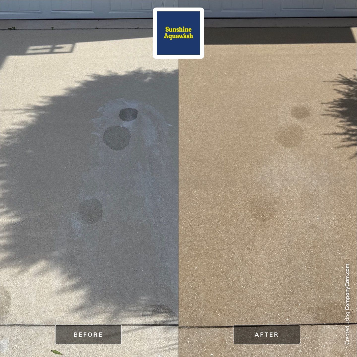 🛠️ Oil Stain Removal – Indigo Community, Lakewood Ranch, FL by Sunshine AquaWash