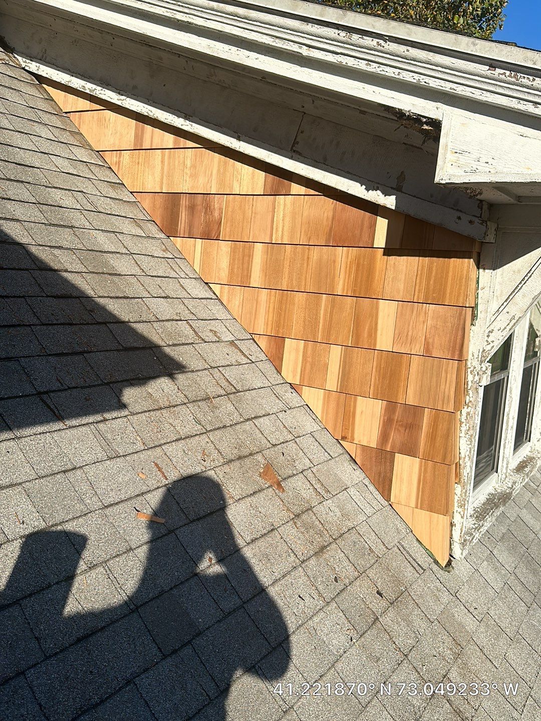 Siding Repair using Wood Shake by A Plus Exterior
