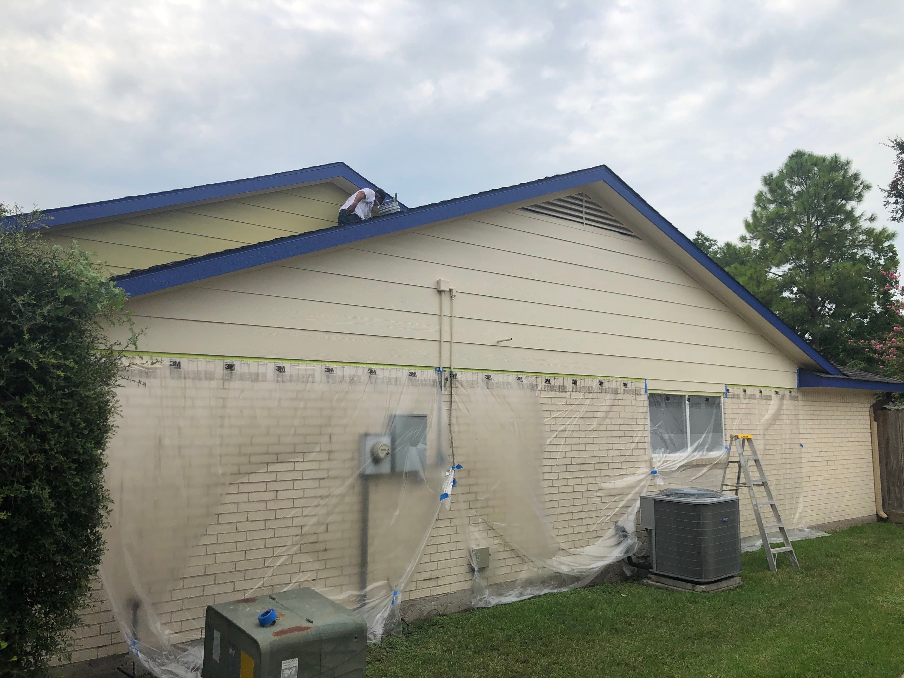 Siding Installation using Fiber Cement James Hardie by V General Contractors 