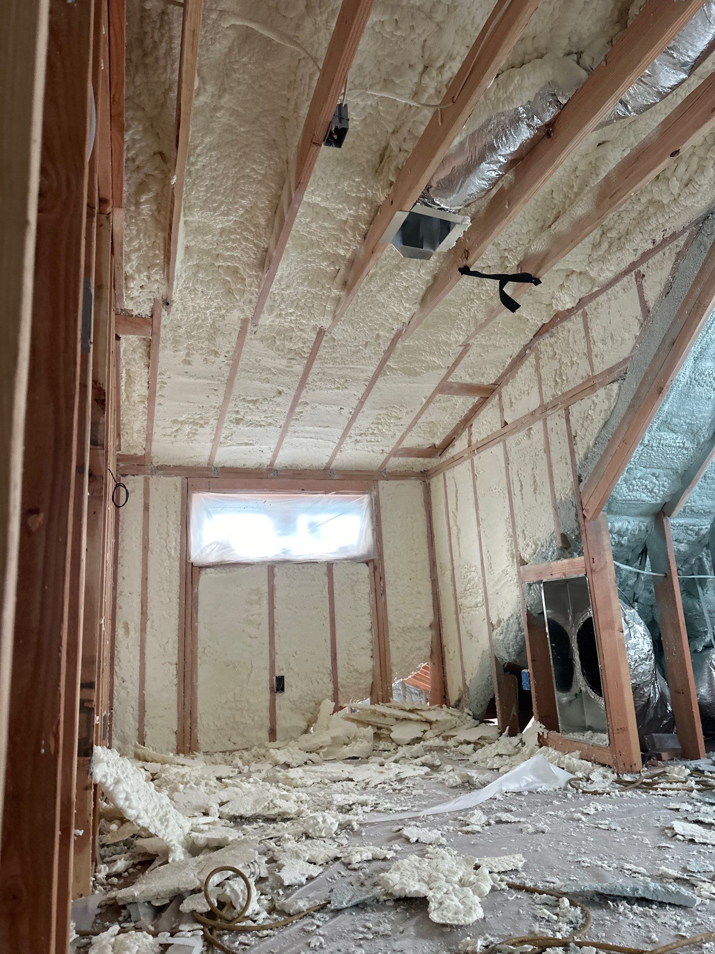 New Home Construction using Closed Cell Spray Foam by NYS Foam & Energy