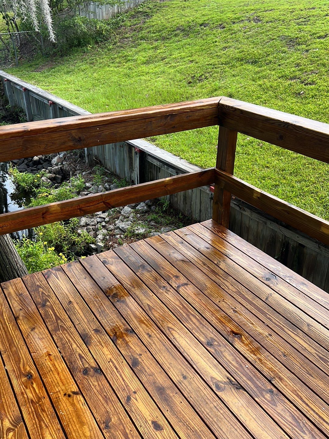 Dock using Wood Sealant by DuraSeal