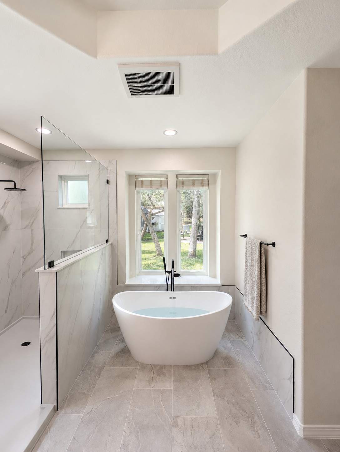 New Braunfels Bathroom Remodel with Freestanding Tub and Expanded Walk-In Shower by Legacy Bath and Kitchen