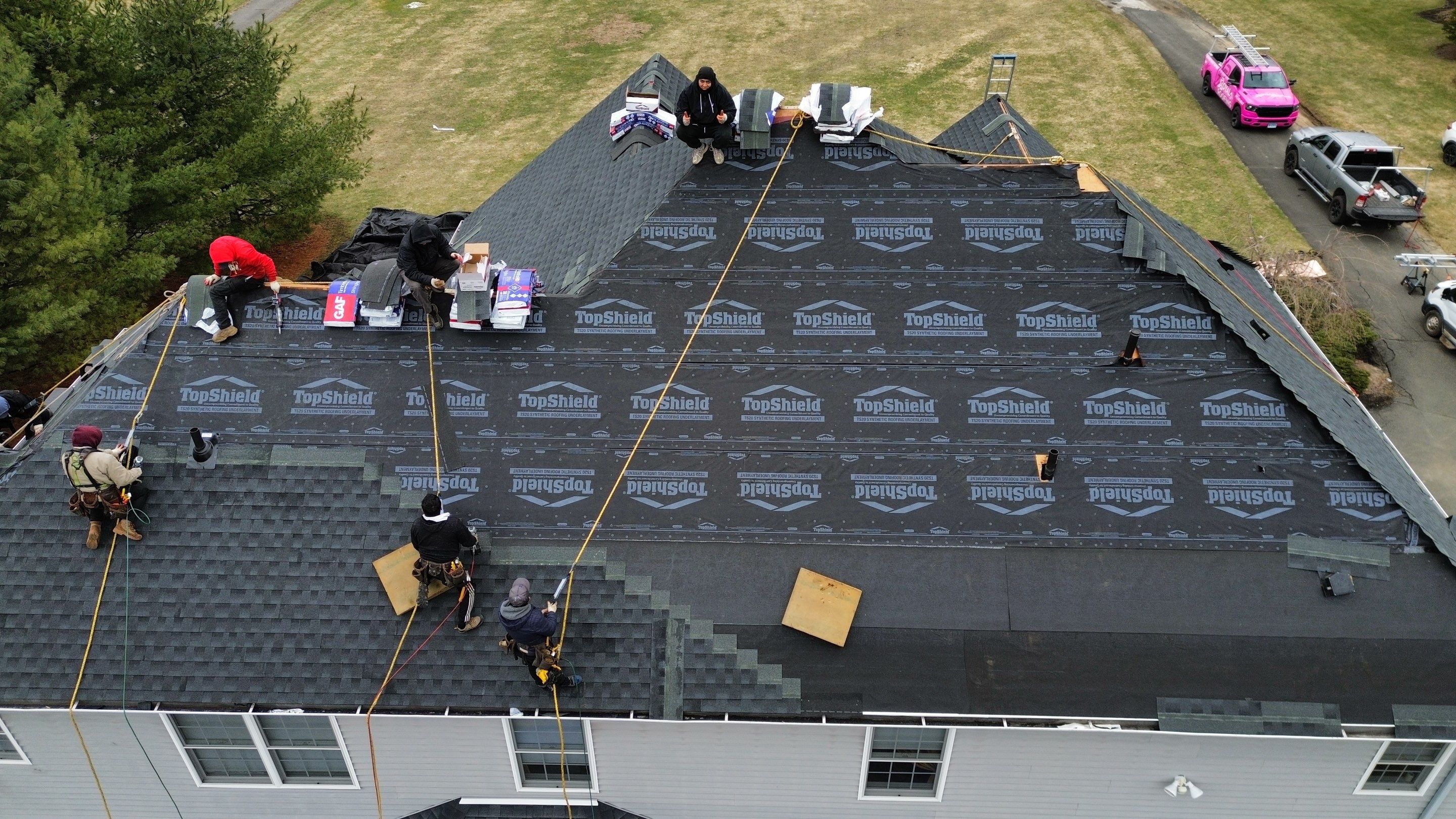 Federowicz Roof Completion by Royal Restoration CT 
