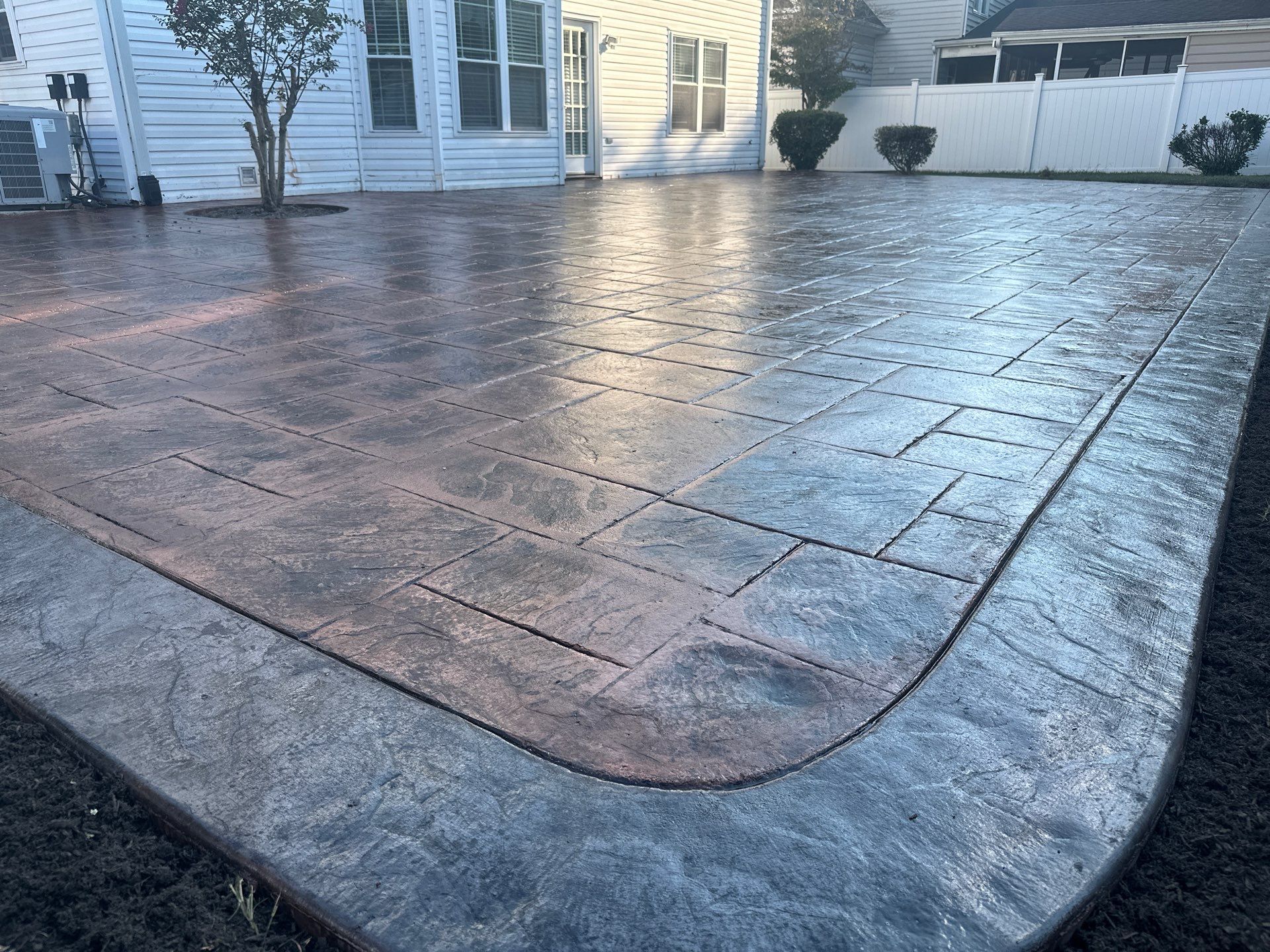Project in Portsmouth by Sam The Concrete Man Virginia Beach