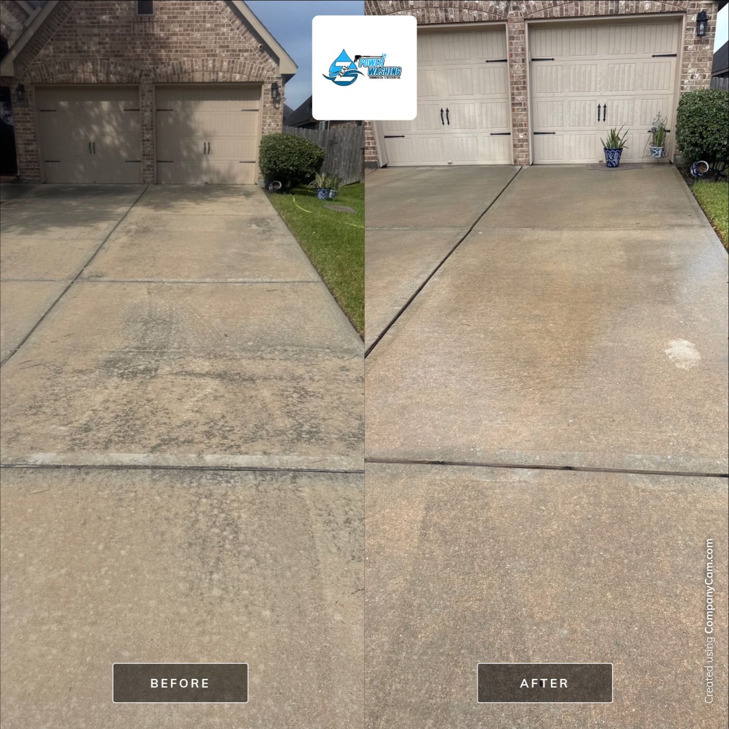 Complete House Wash and Concrete Surface Cleaning in Fresno