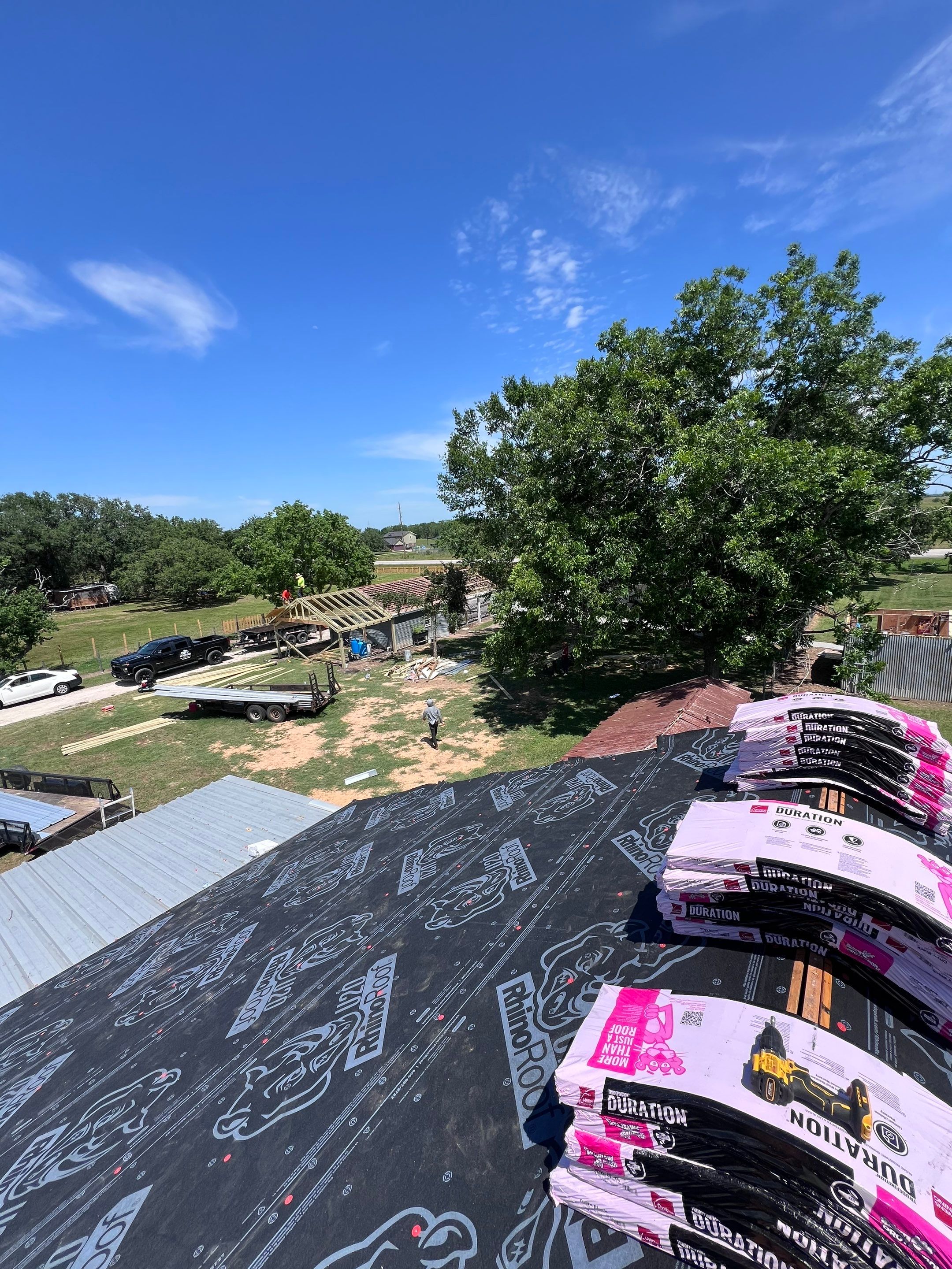 Residential Roofing Installation using Metal by Roof Repair Company