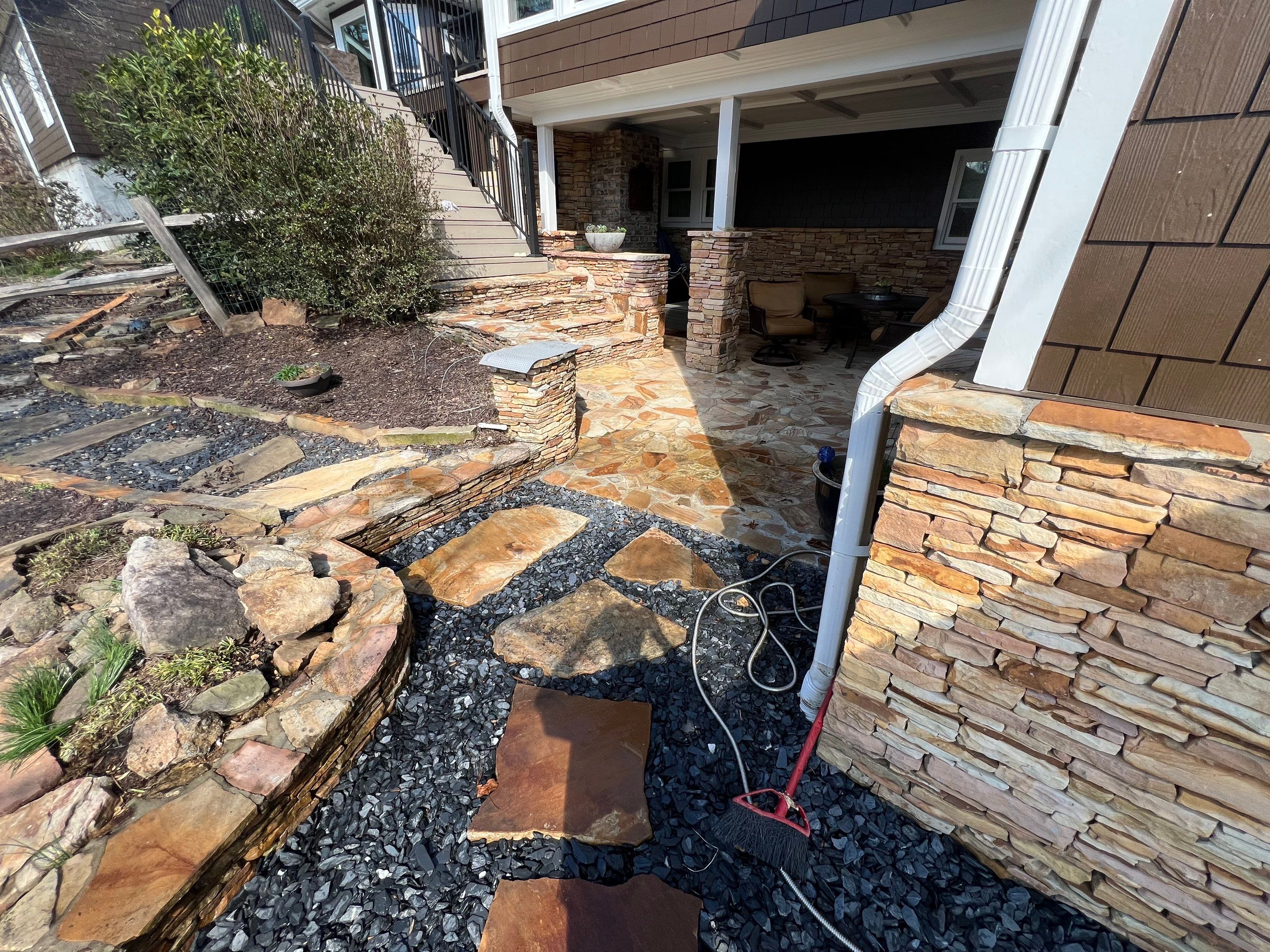 Deck And Porch using TimberTech by Swift Home Renovations 