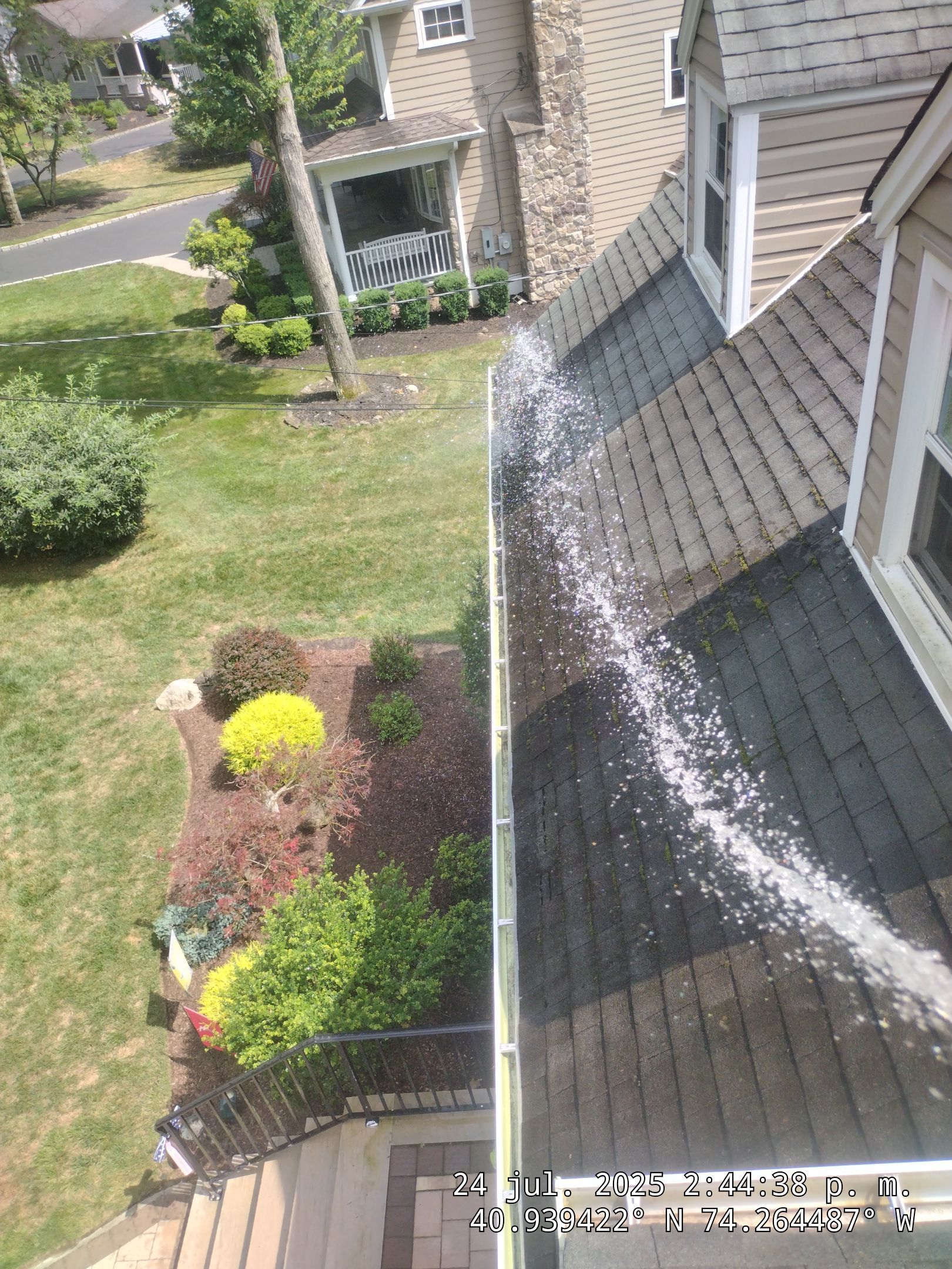 Comprehensive Residential Gutter Cleaning and System Flush in Wayne by NJ Home Maintenance Services