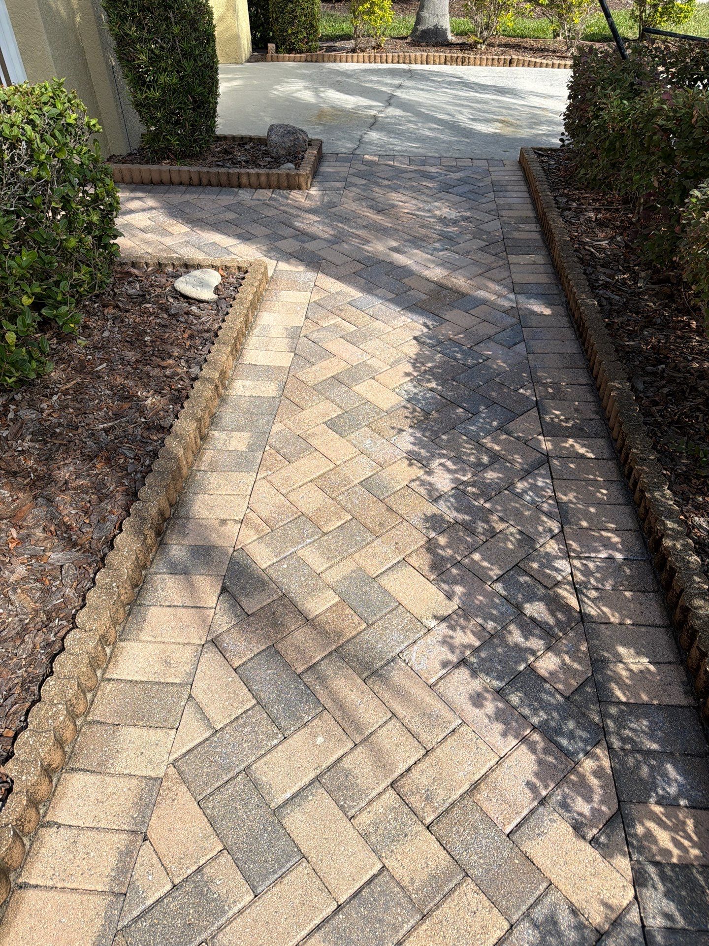 Full exterior surface restoration in Kingspoint Sun City Center by Supreme Paver Experts
