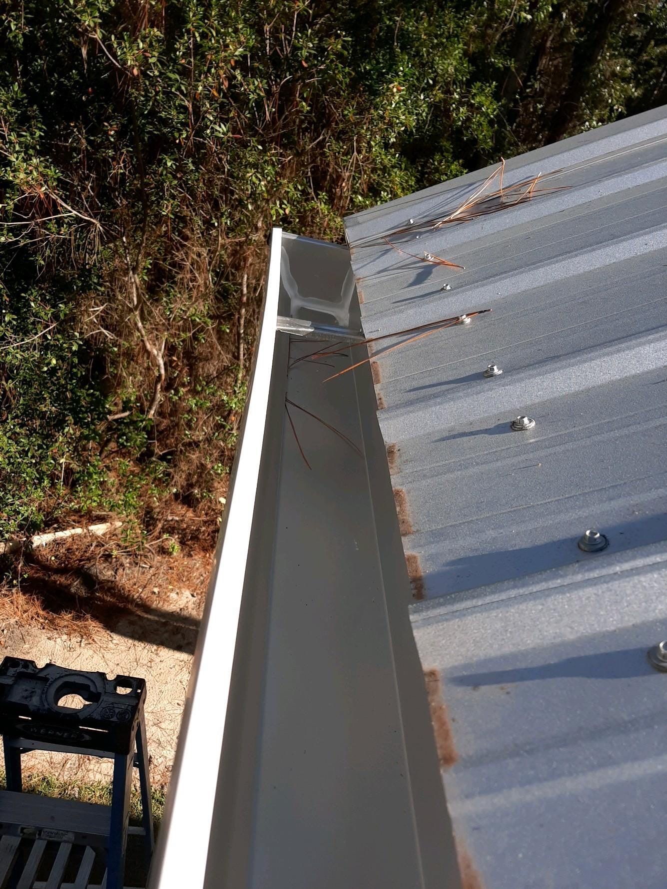 Gutter Installation using K-Style Seamless Gutters and Gutter Guards by Gutter Professors