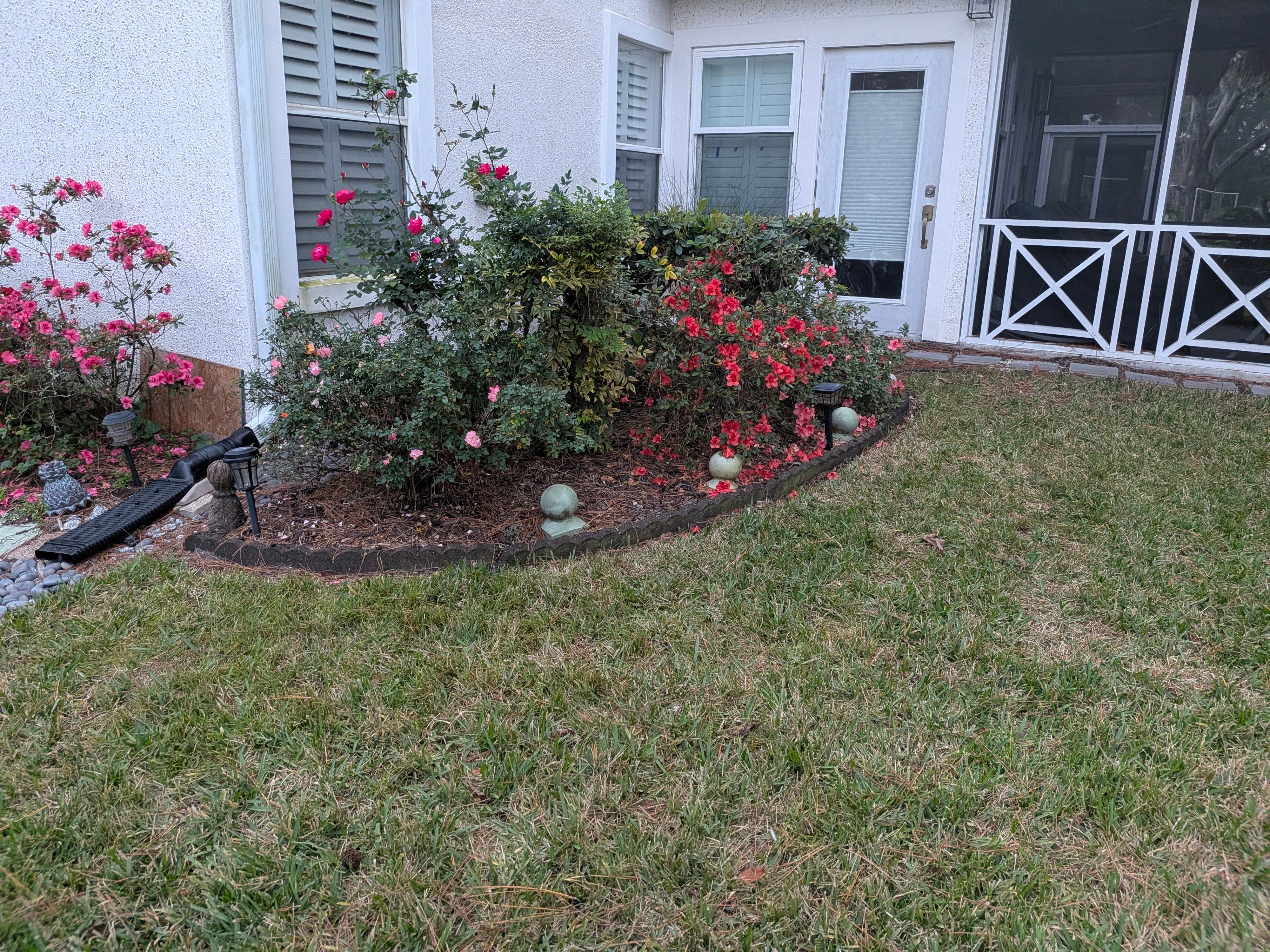 Flower Bed Cleanup & Mulch Preparation — Jacksonville Beach by Harmoni Home Services