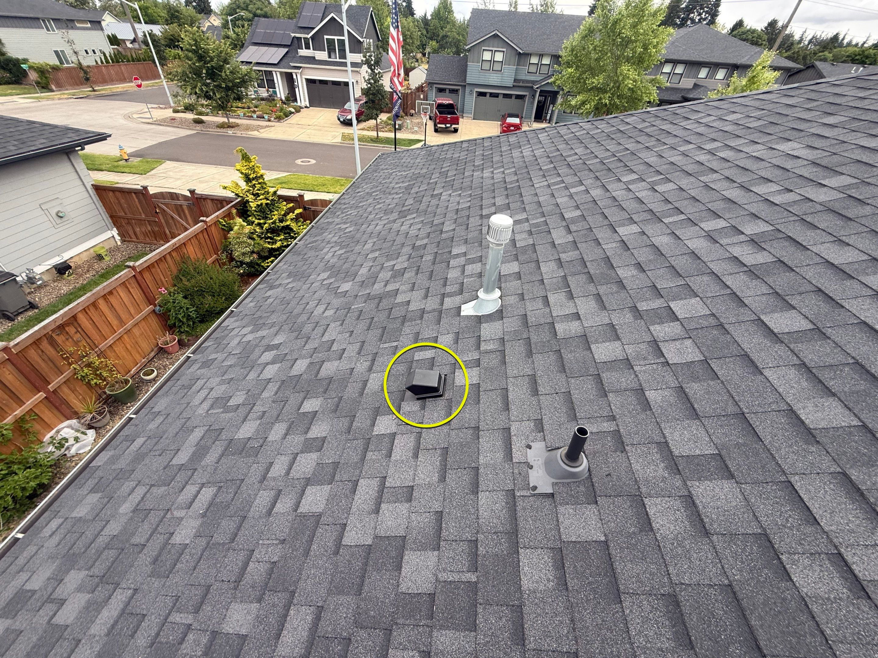 Residential Roof Ventilation and Tubular Skylight Installation in Eugene by BEST Roofing & Waterproofing