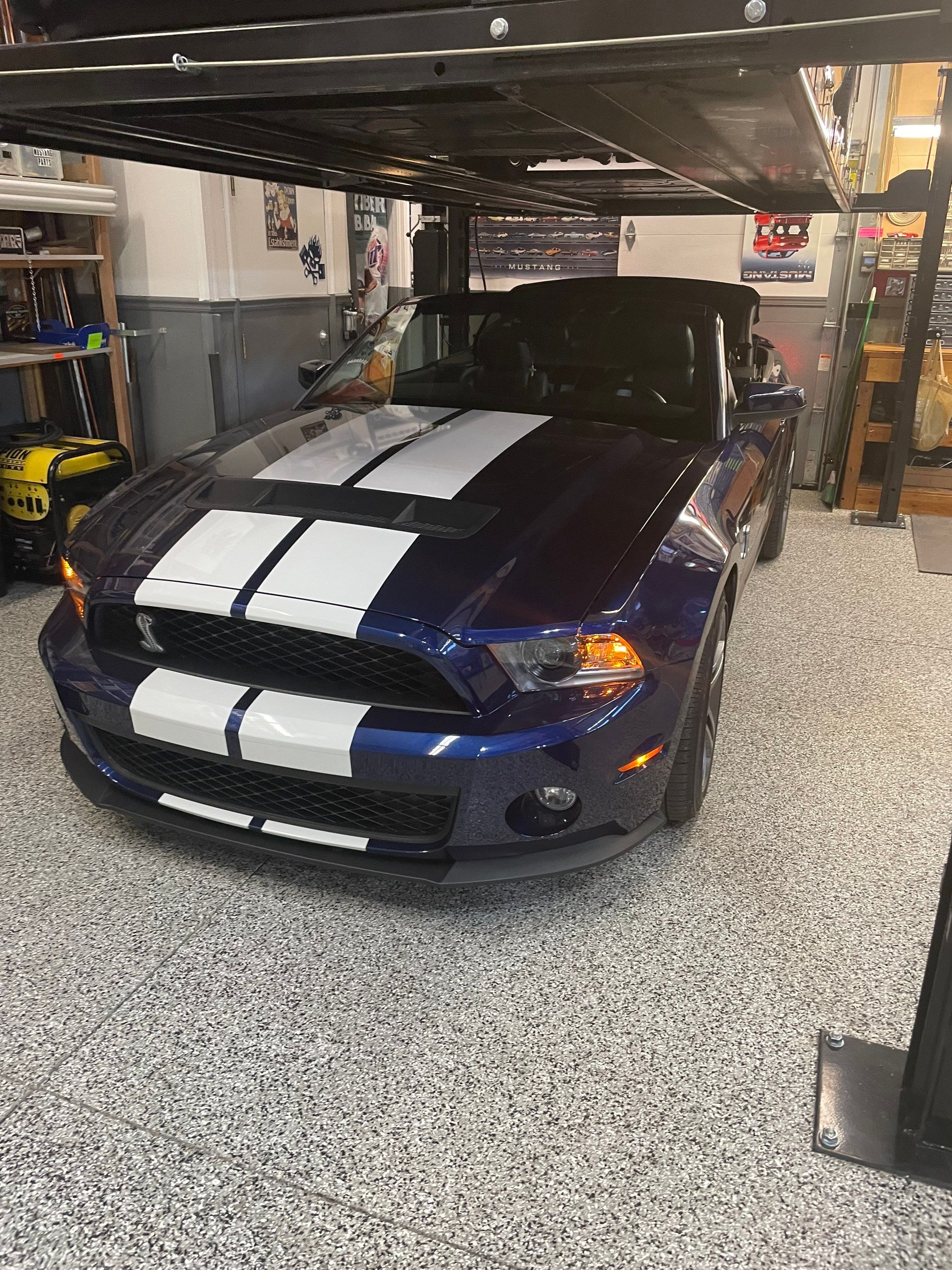 Garage Transformation using Slate Stone by Croc Coatings, LLC