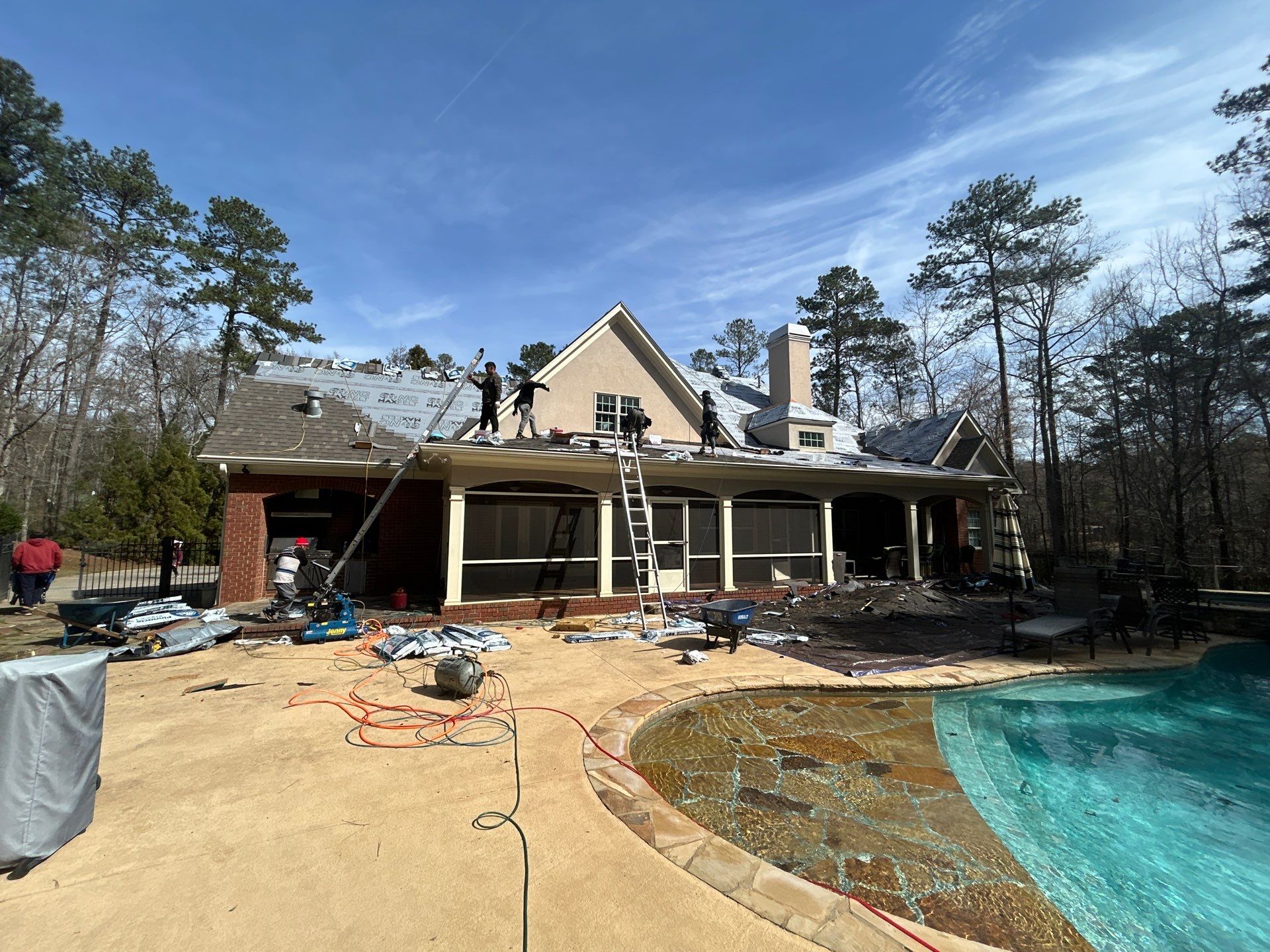 110 squares by Triple J Roofing and Restoration