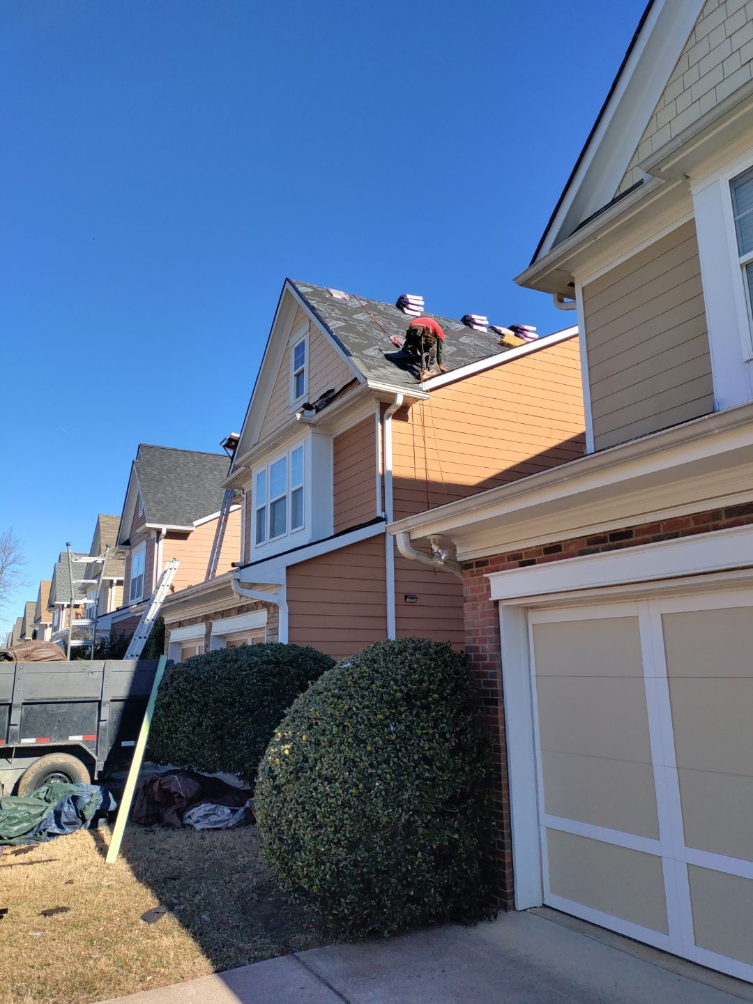 Residential Roofing Installation using Owens Corning by Inspector Roofing and Restoration