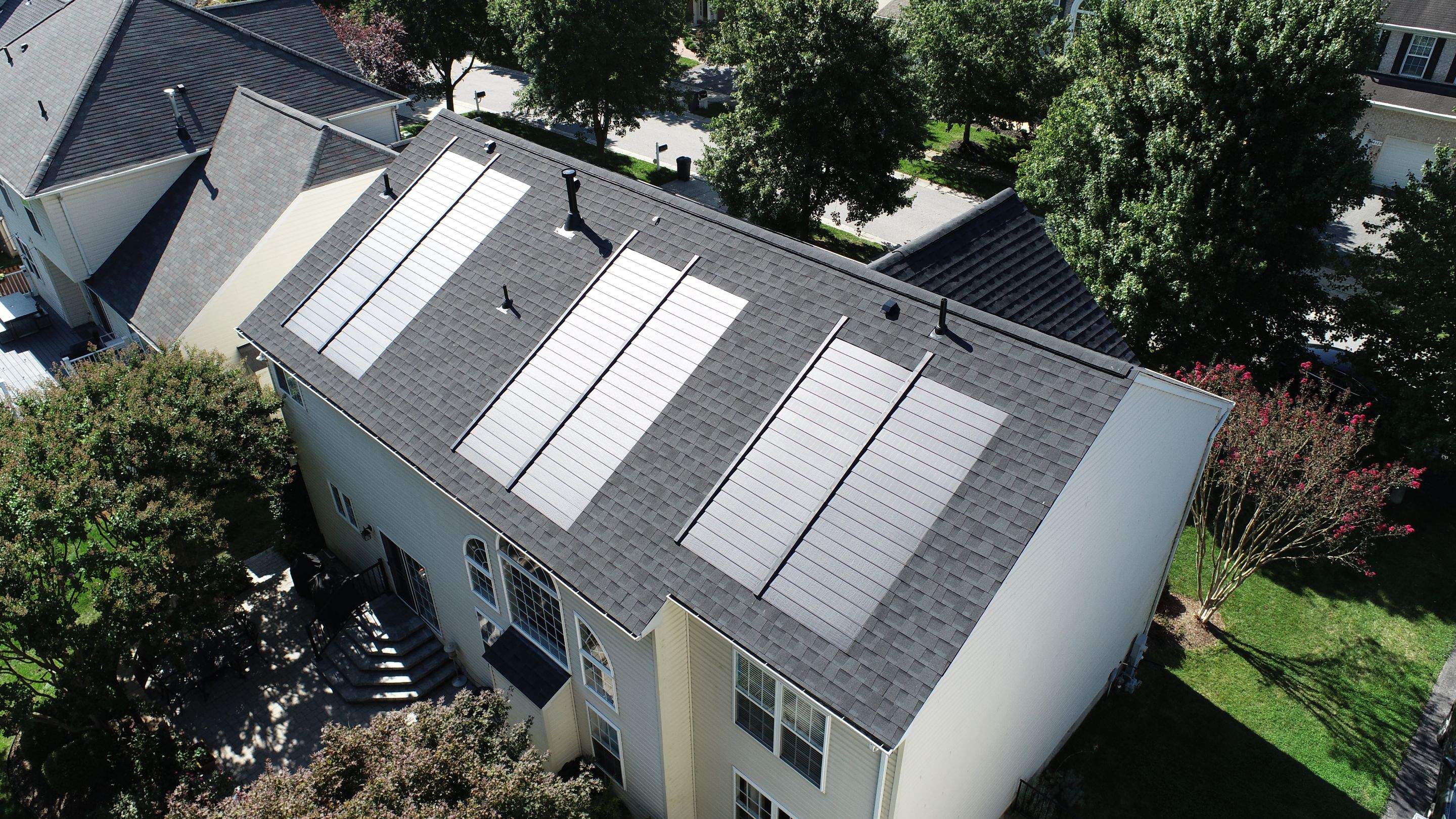GAF Timberline Solar Roof Ellicott City, MD by American Home Contractors