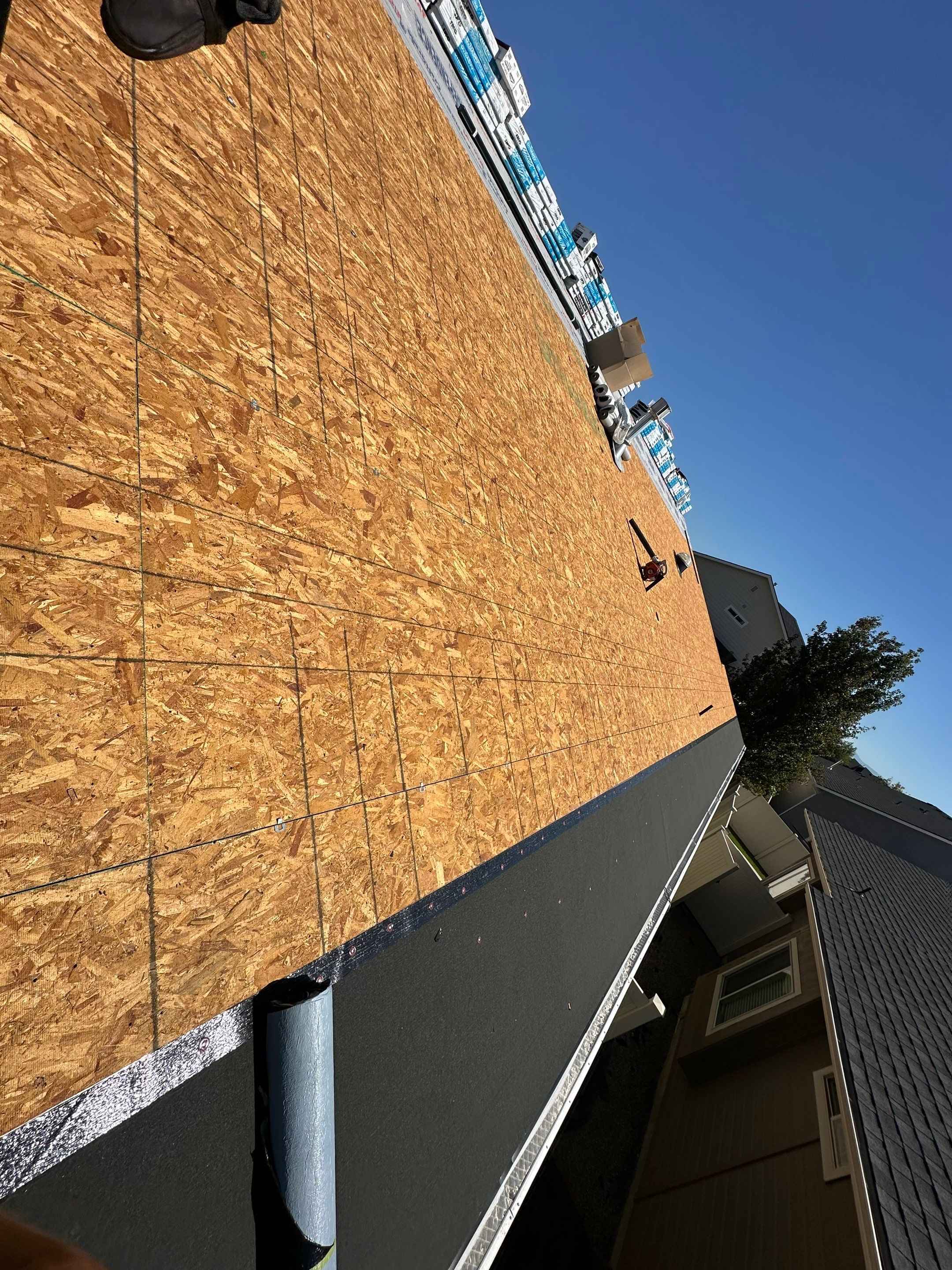 Residential Roof Replacement With Charcoal Architectural Shingles in Meridian by Olive Roofing