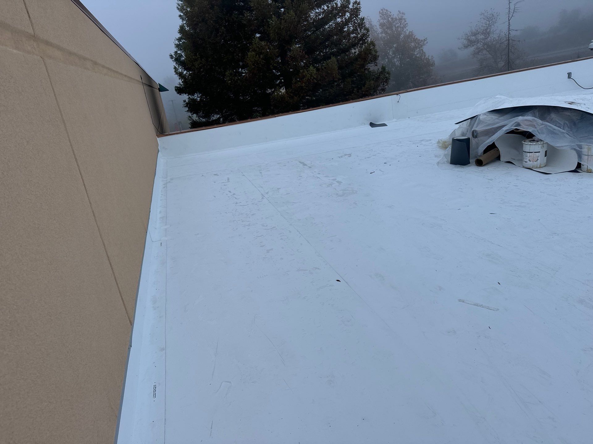 Commercial Roof Restoration by Grandmark Service Company