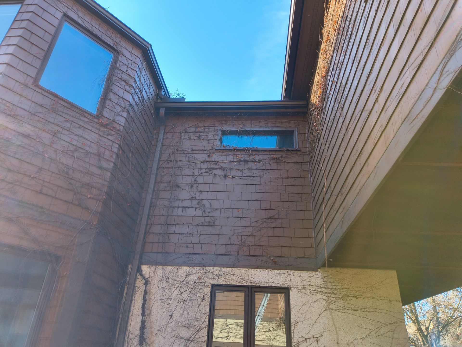 5" Musket Brown Gutter Installation – Edina, MN by Next Level Seamless Gutters / Exteriors Inc.