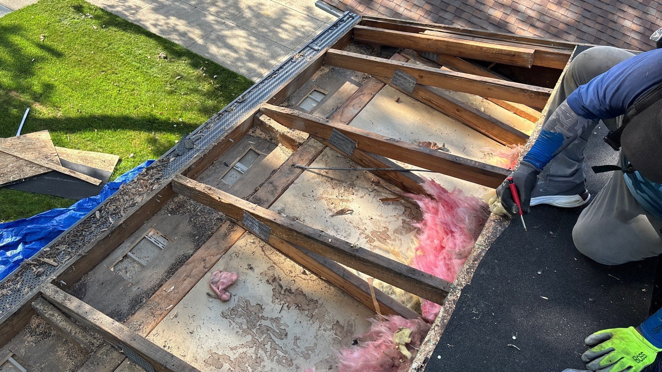 Roof Replacement using Owens Corning Estate Gray by 180 Contractors