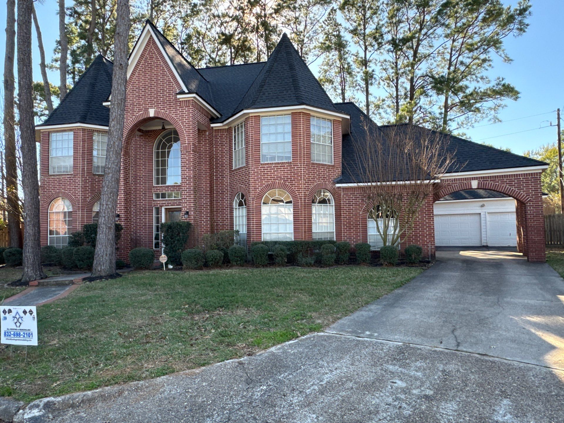 Project in Spring, TX by True Line Roofing and Exteriors