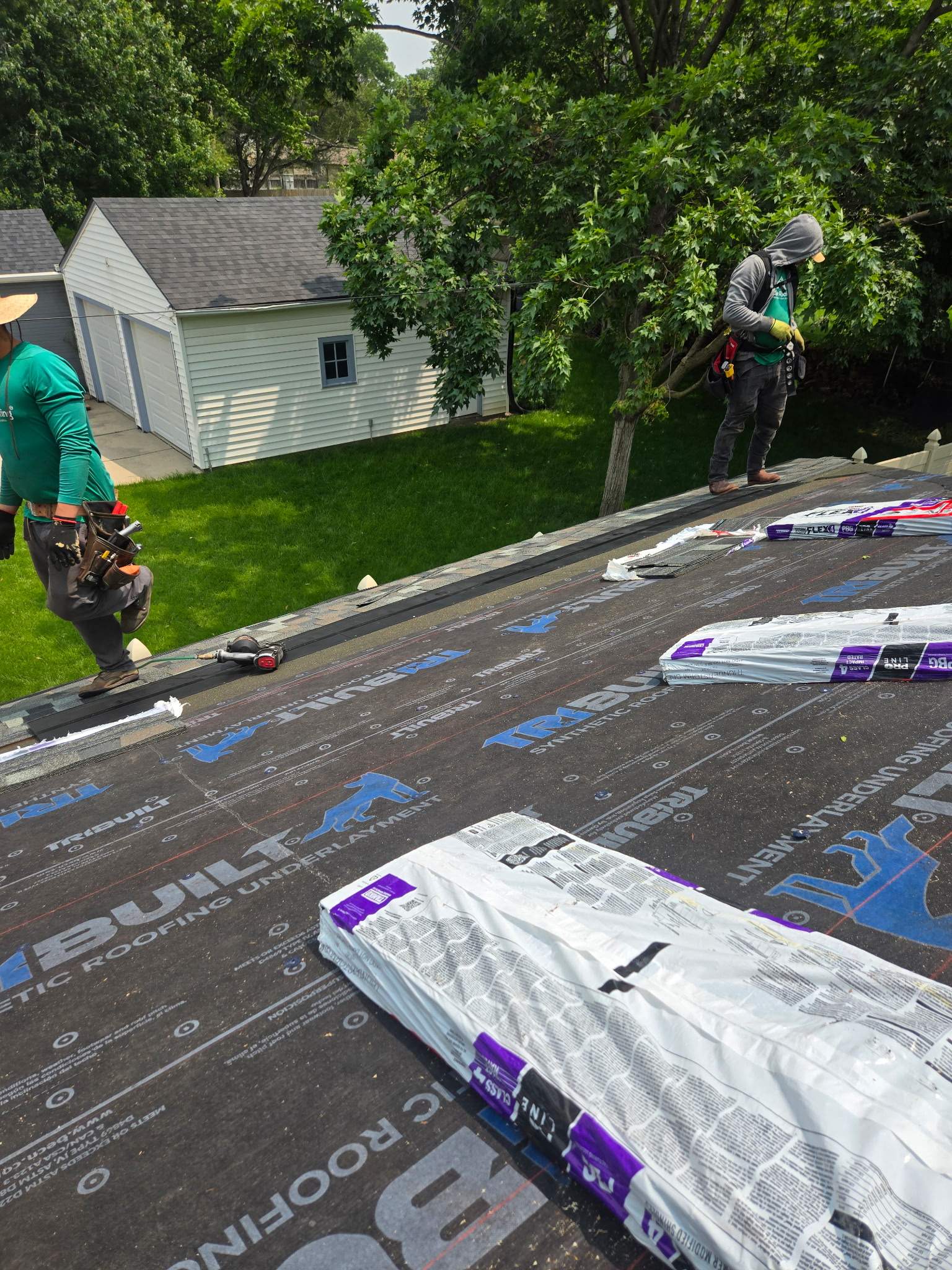 Asphalt Architectural Shingle Installation and Roof Deck Repairs in Lincoln by Star Home