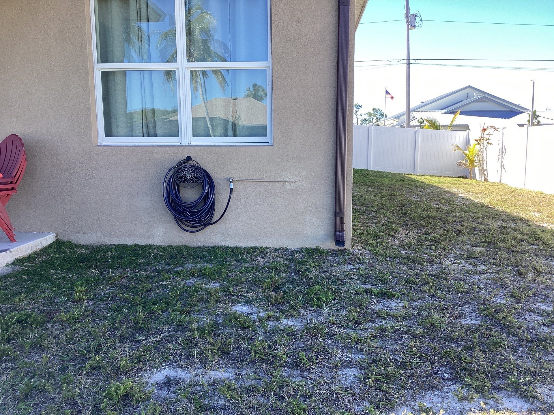 Royal Brown Seamless Gutters in Cape Coral FL by Gutter Professors