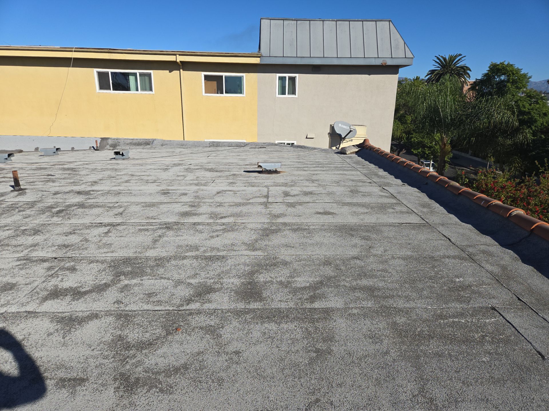 Commercial Silicone Roof System using American Standard Silicone System by Hull Brothers Roofing