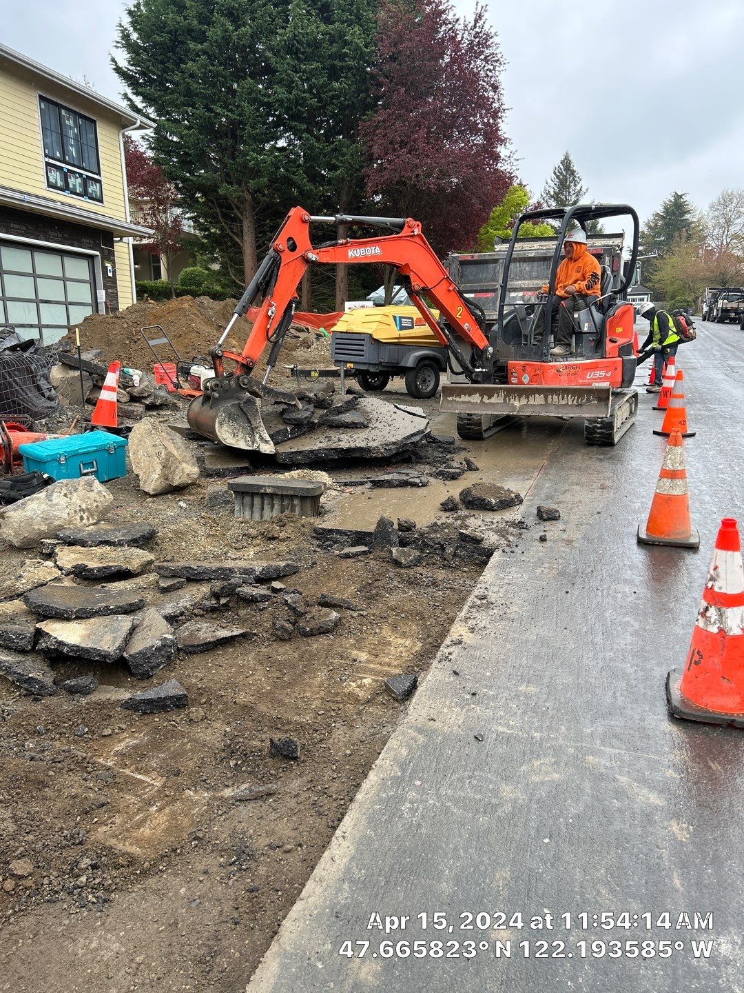 Thomas Custom Homes Development  by Jireh Asphalt & Concrete Inc 