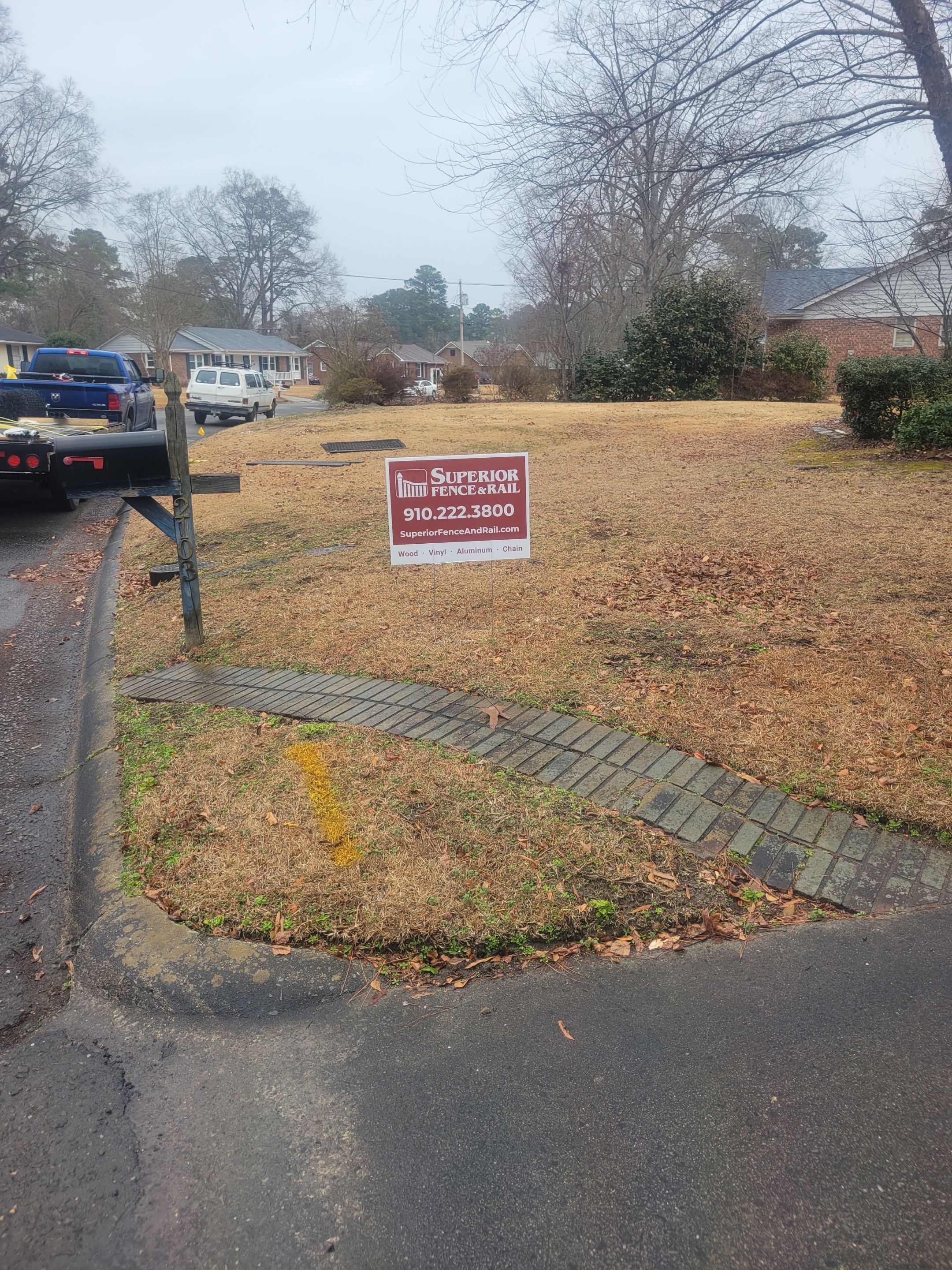 Project in Kinston by Superior Fence and Rail