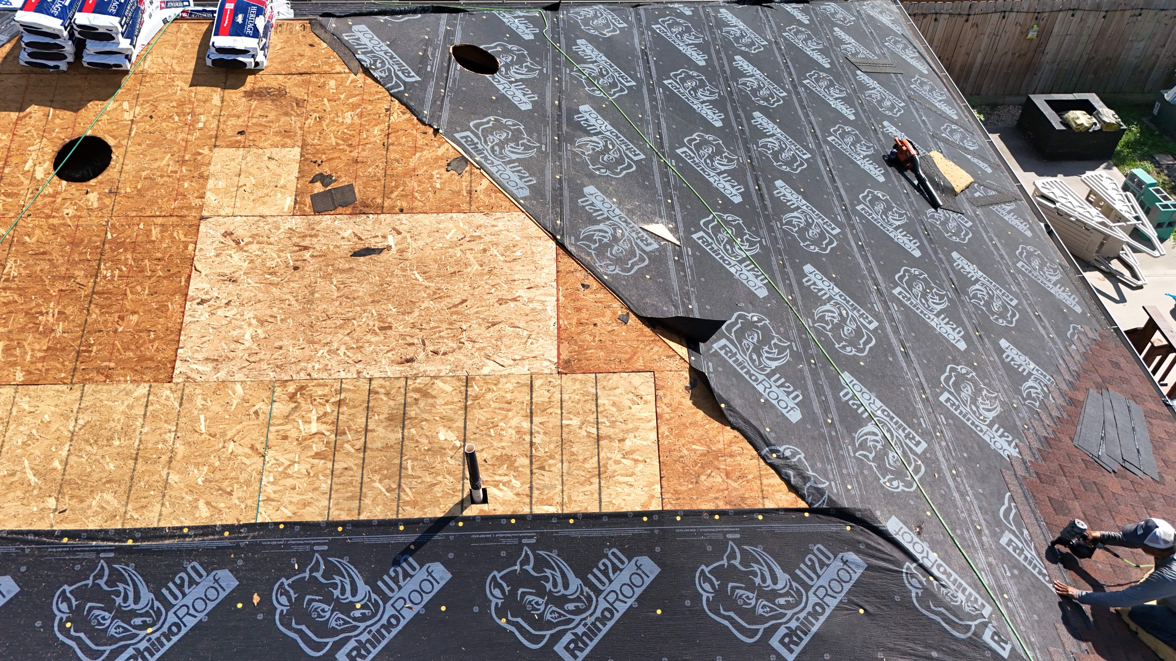 Roof Replacement with Skylights — Channelview, TX by PL Roofing & SB Roofing, LLC.