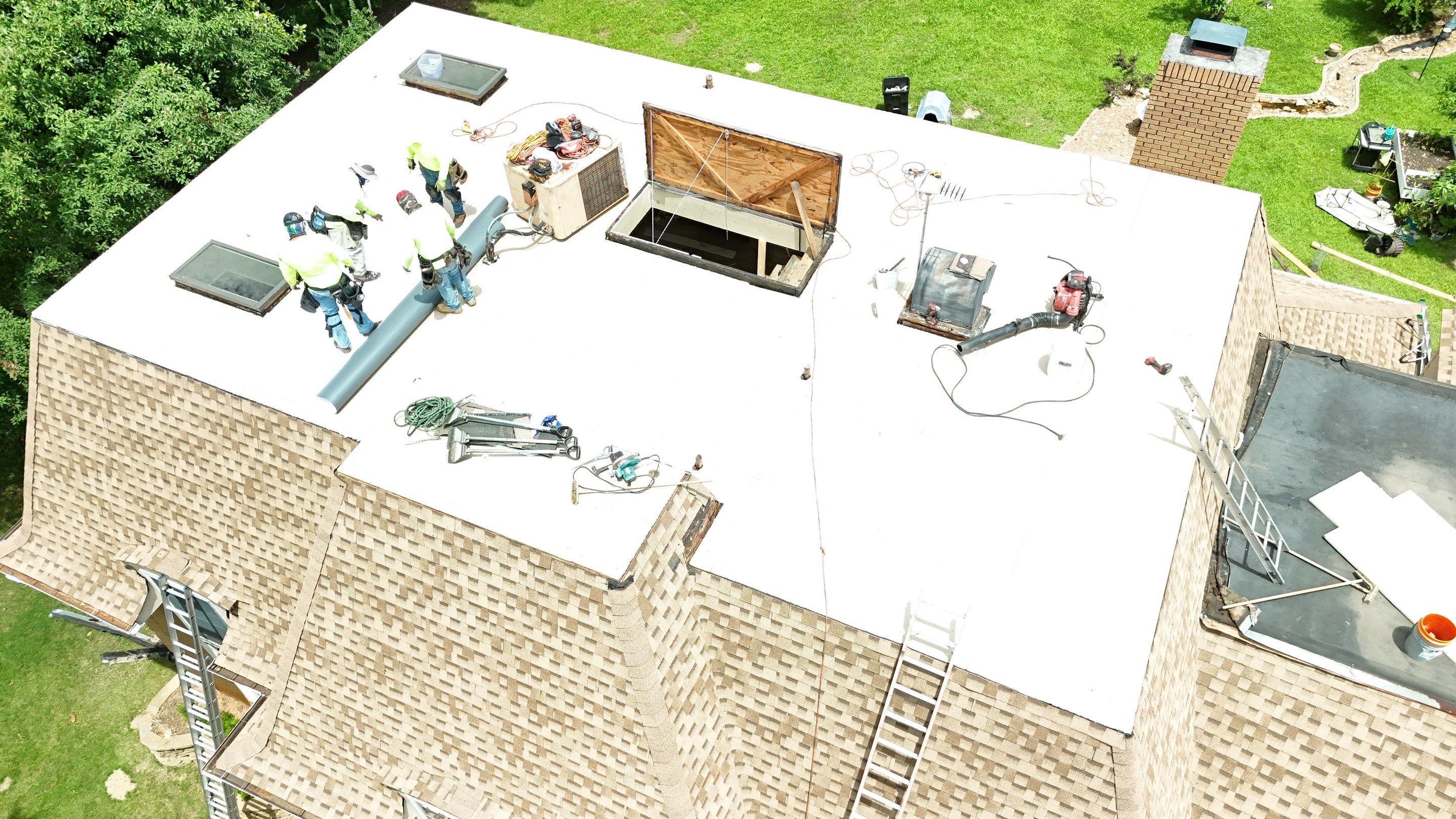 Commercial Flat Top Roof by Roof Bullies