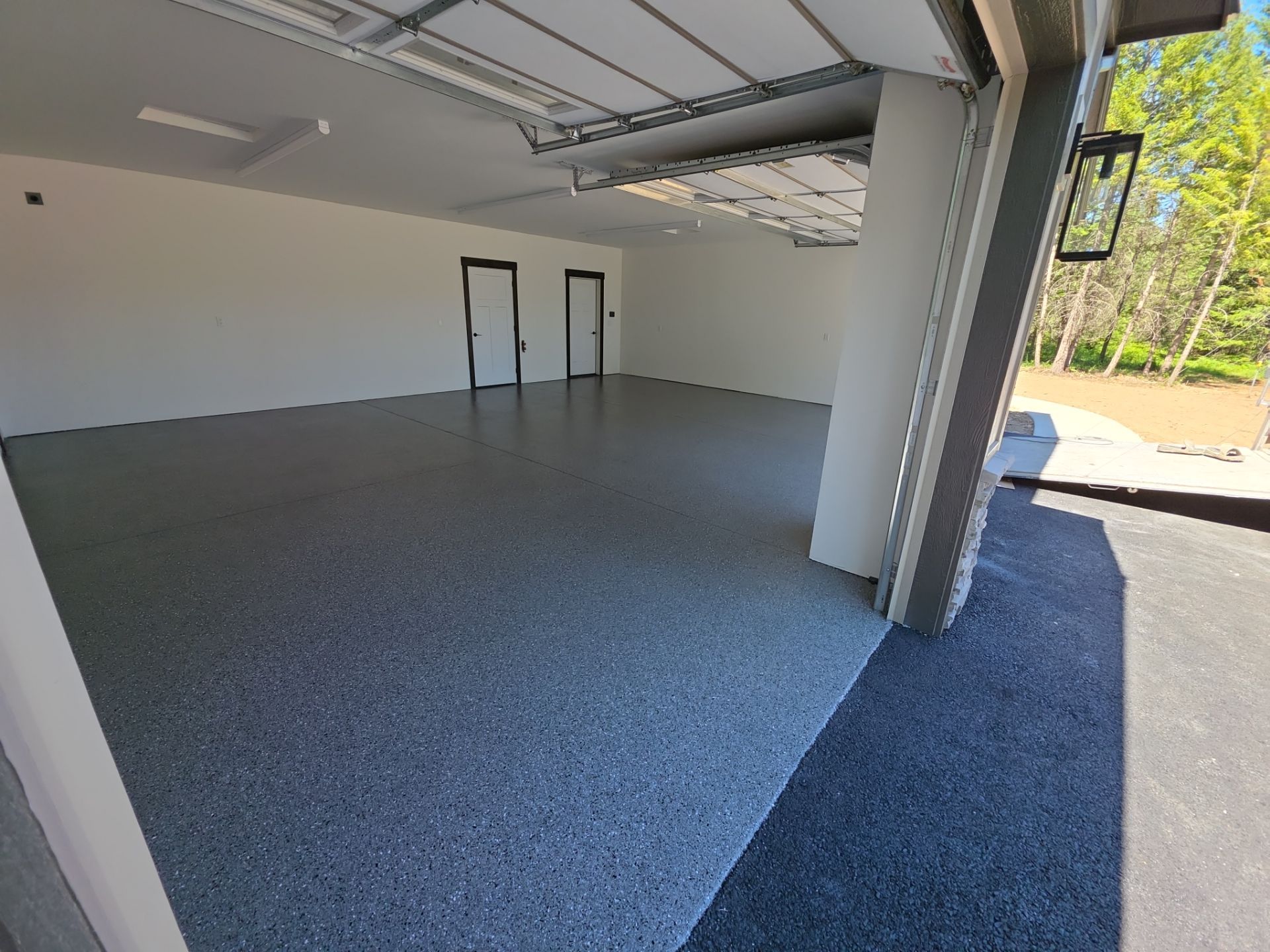 Garage Transformation using Slate Hybrid by Croc Coatings, LLC