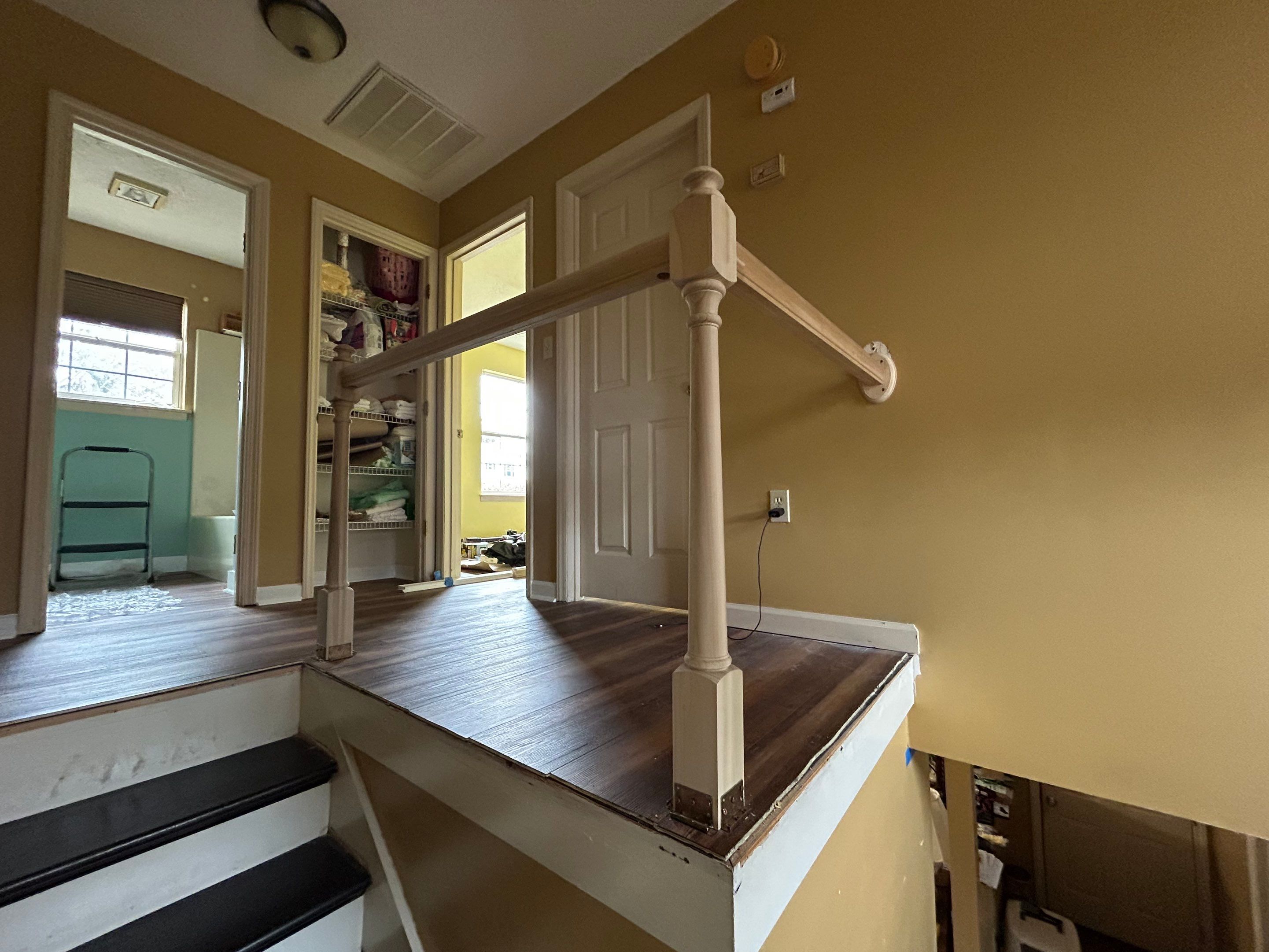 Staircase Remodel by Wolf Hills Restoration