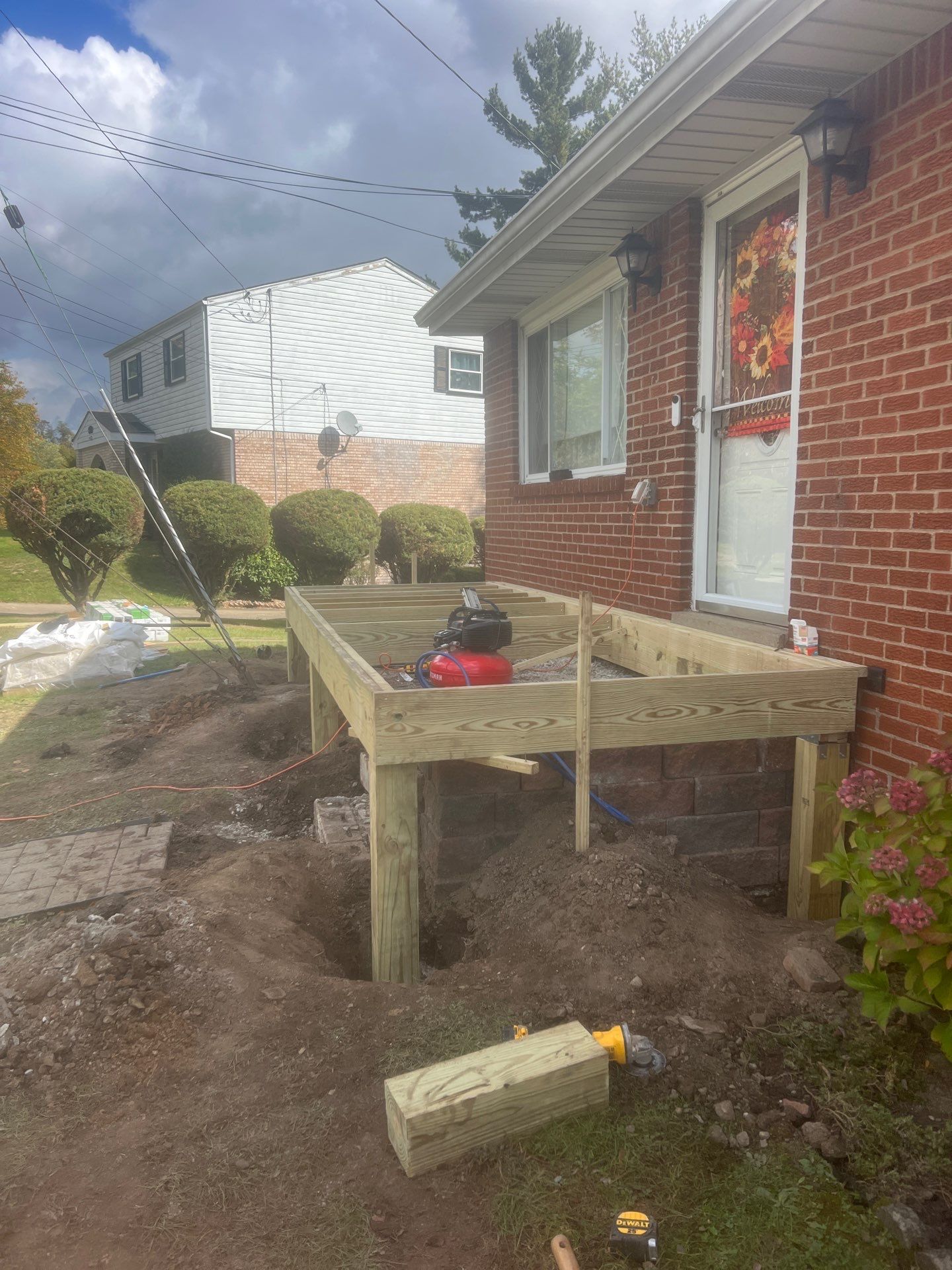 Deck and roof replacement  by Cousins Roofing Siding & Decks