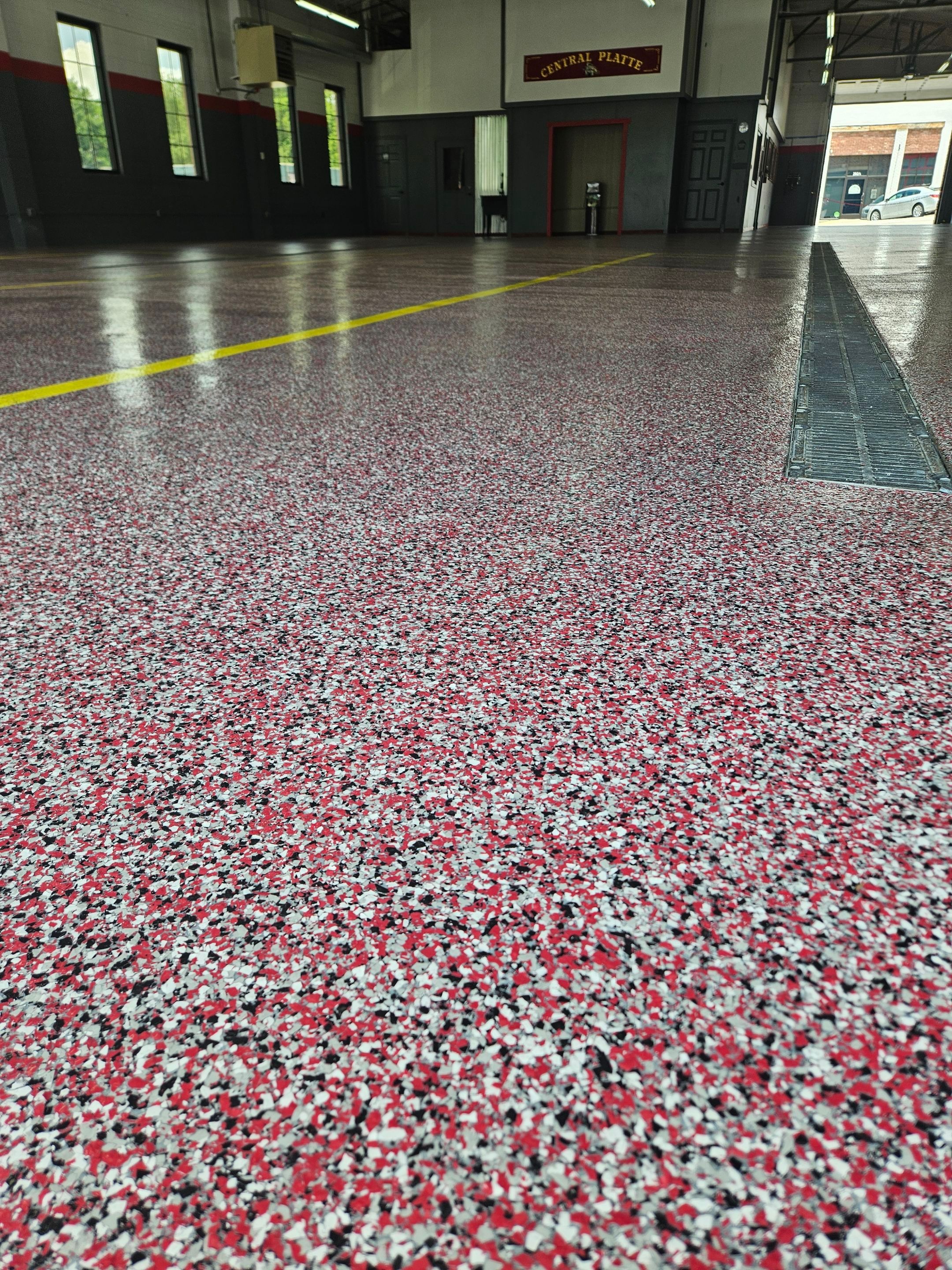 Platte City, MO -- Fire Station by Big Red Decorative Concrete, LLC