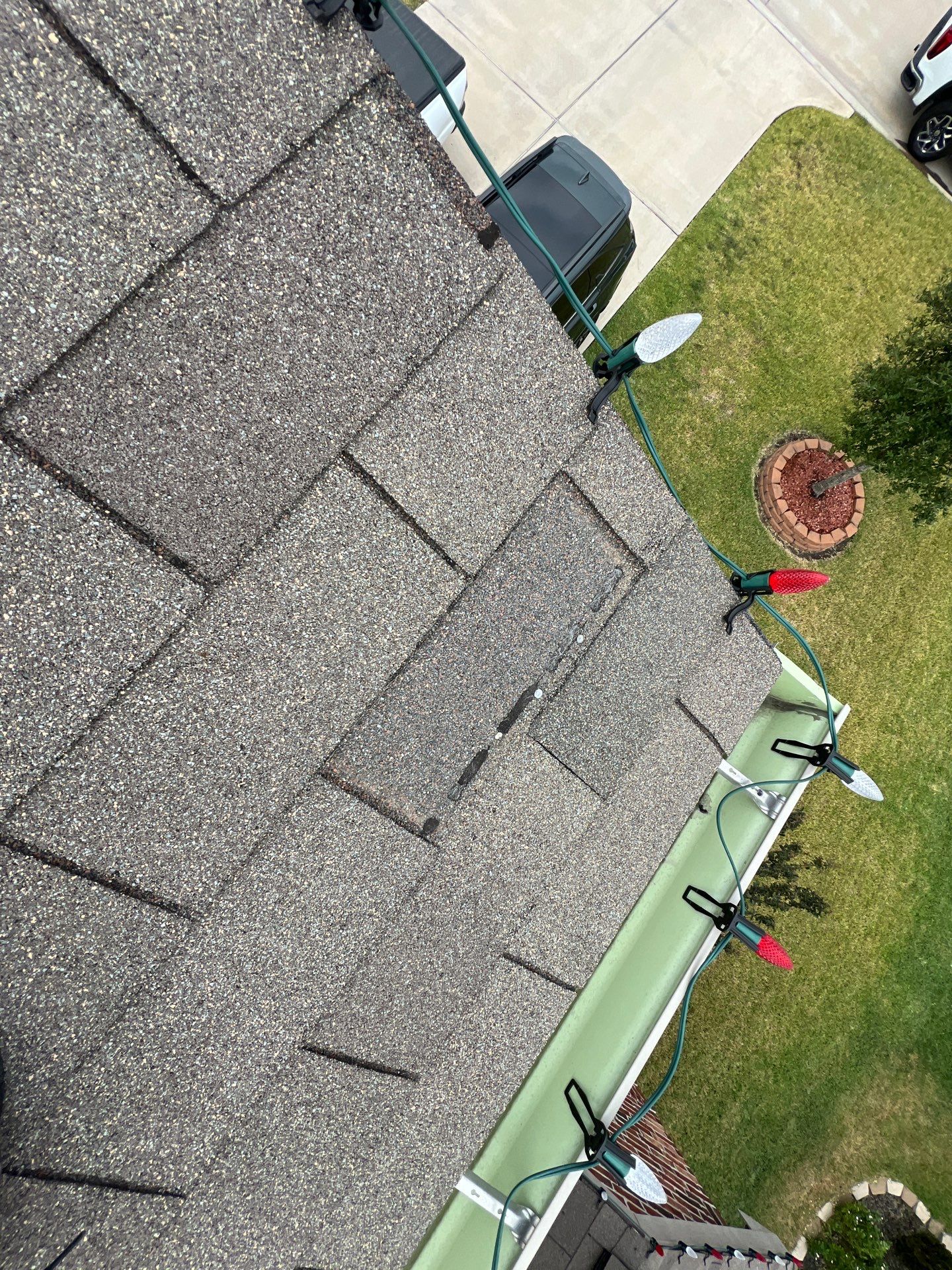 Hail Damage using Owen's Corning Duration (Lifetime) Shingles by Roof Repair Company