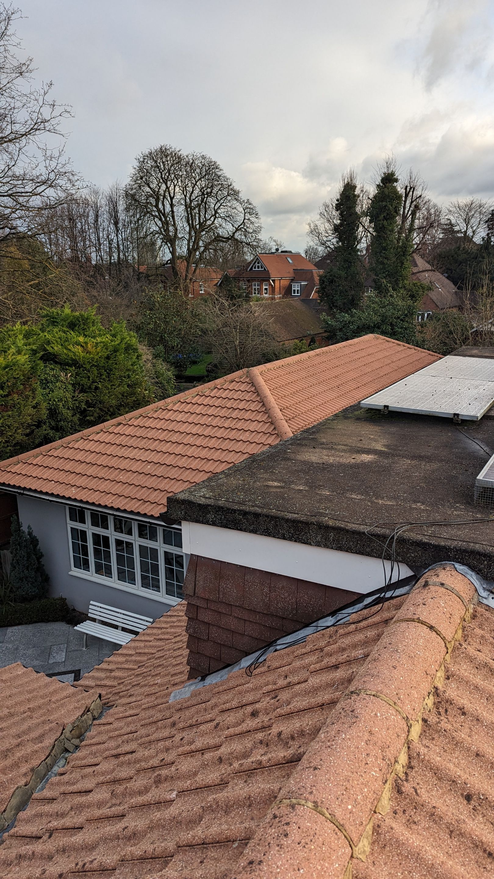 Roof and Driveway Clean using Honda 15lpm Low Pressure Washing Machine by Ges Exterior Cleaning ltd