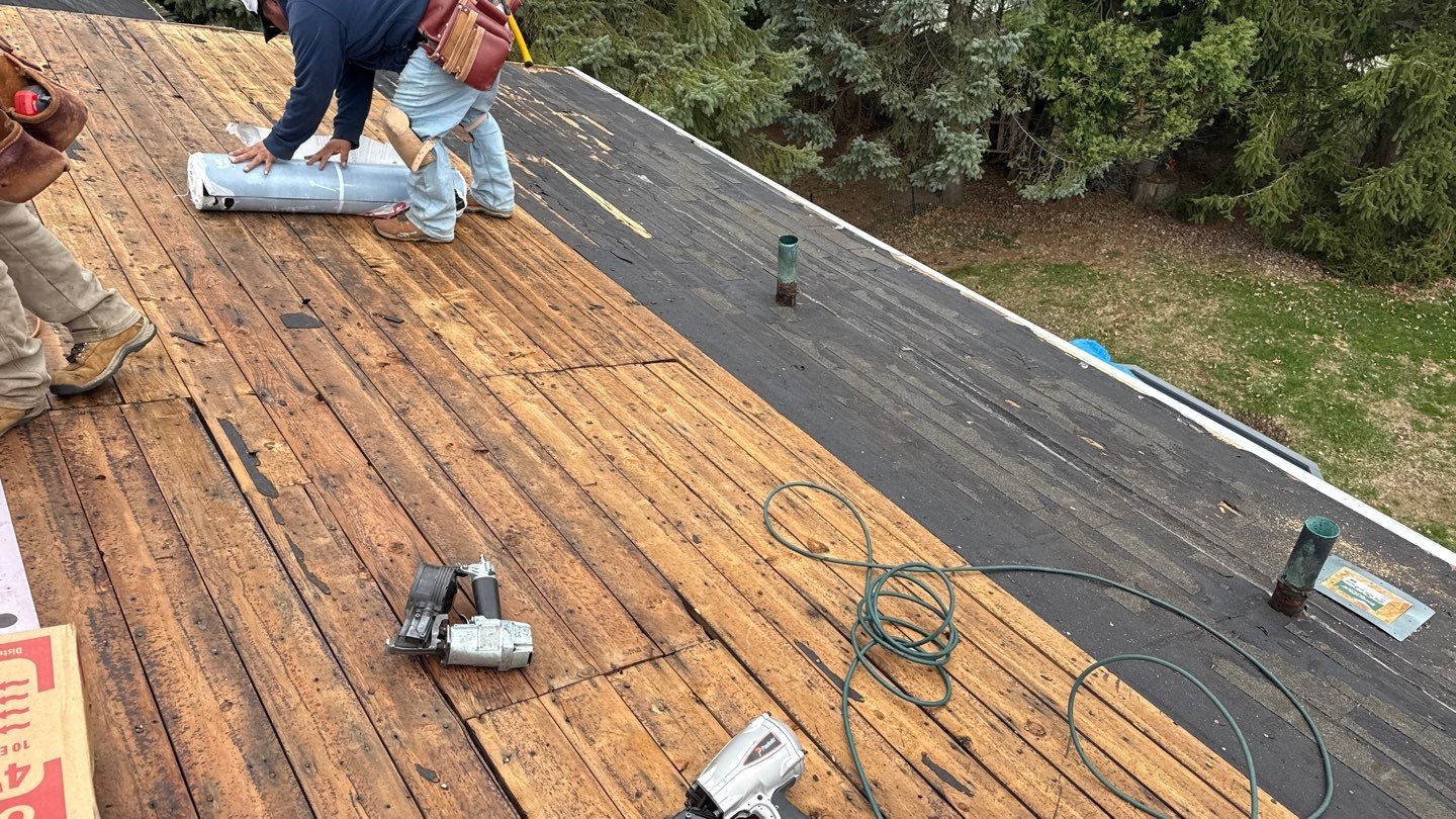 Roof Replacement using Owens Corning Estate Gray by 180 Contractors