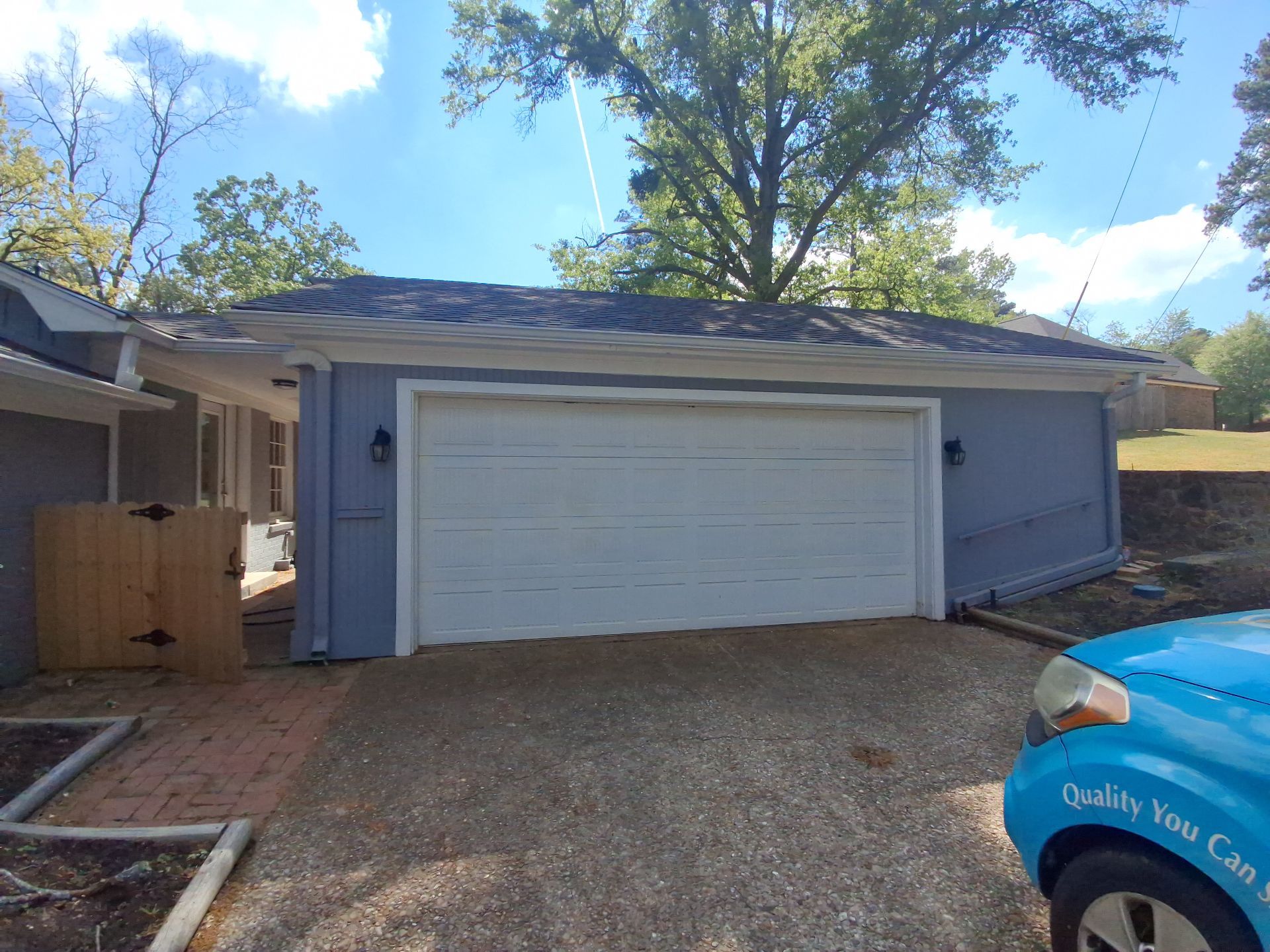 From Gray to Modern White: Exterior Repaint in Tyler, TX by Quality Coats Painting
