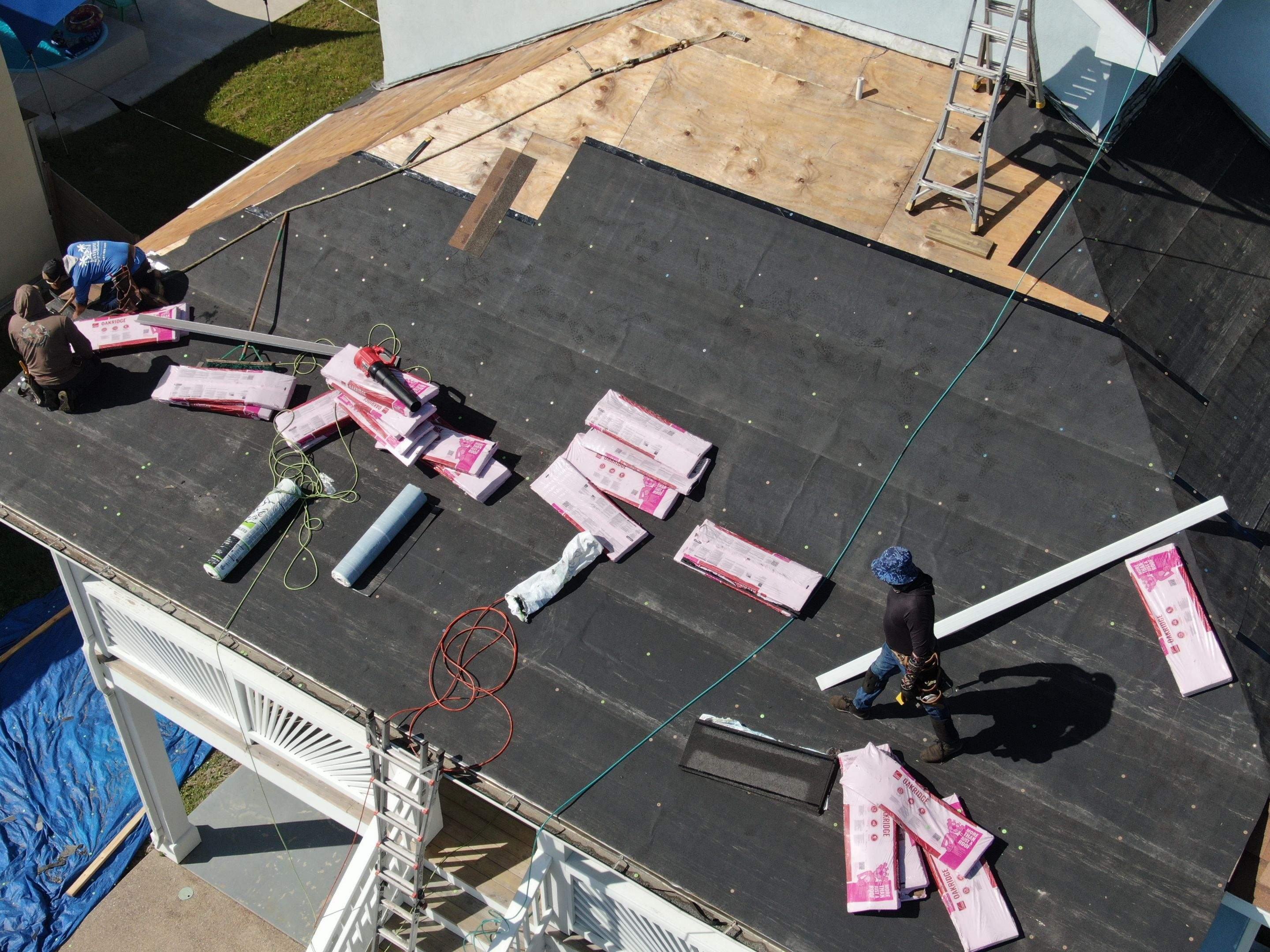 We Aint Scared of heights  by Bayfront Roofing and Construction