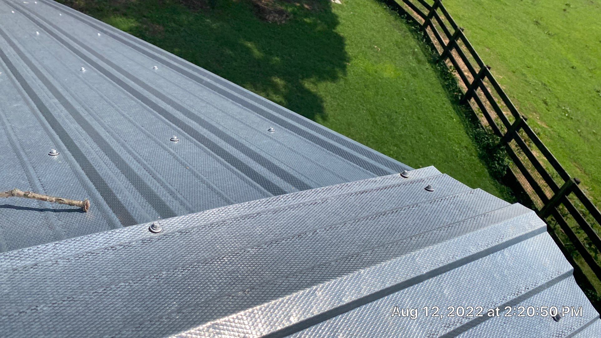 Beautiful Standing Seam Metal Roof by Just In Time Roofing and Restoration