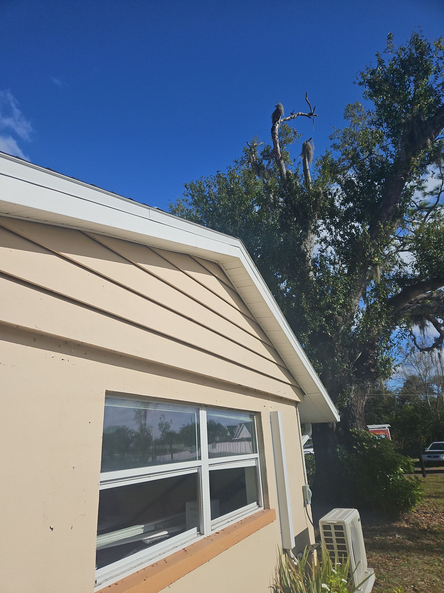 Soffit and Fascia Installation and Smooth Box Gutters and Downspouts in Sarasota FL by Gutter Professors