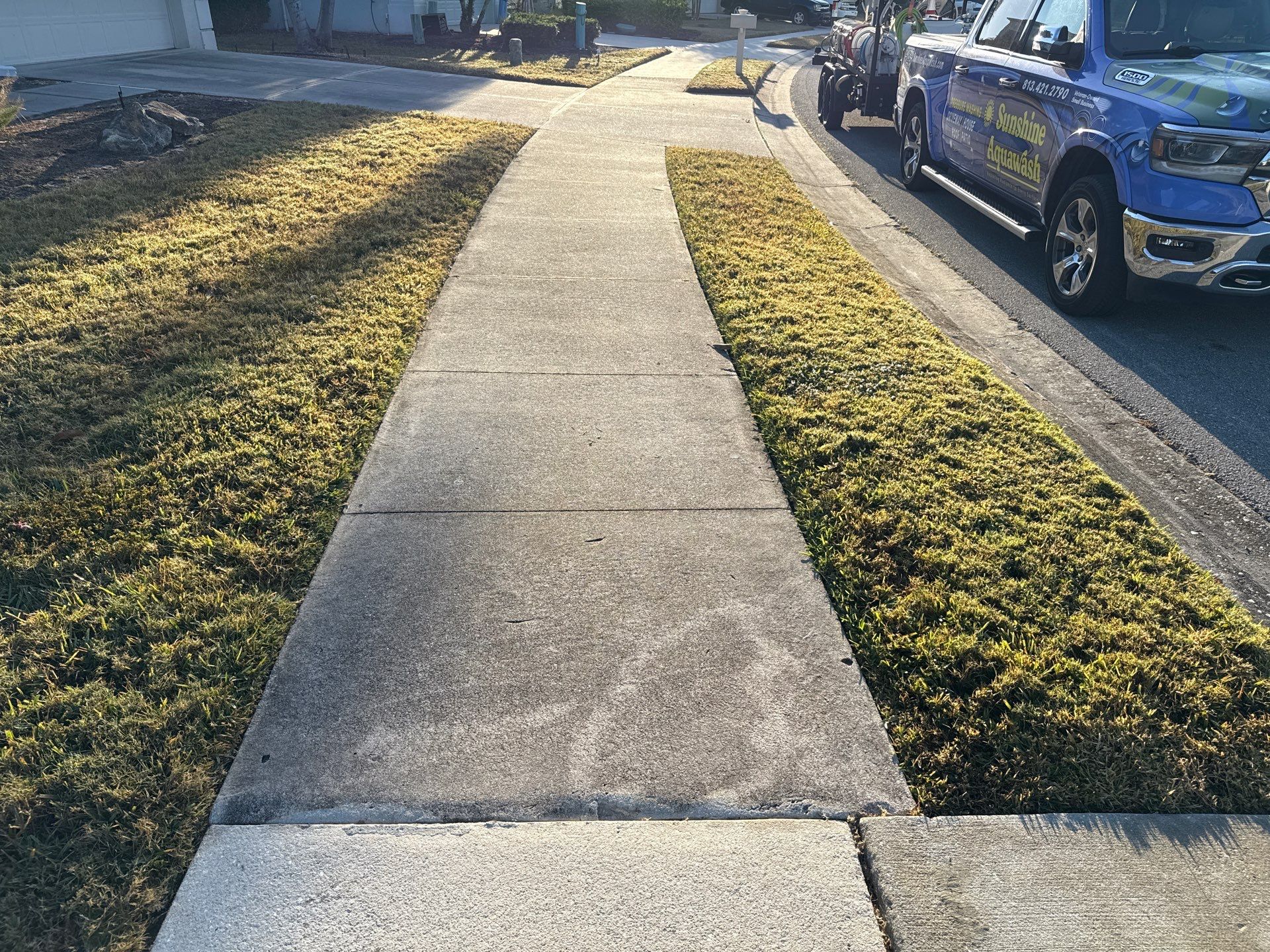 Driveway & Walkway Cleaning Project | Northwood Park, Palmetto FL by Sunshine AquaWash
