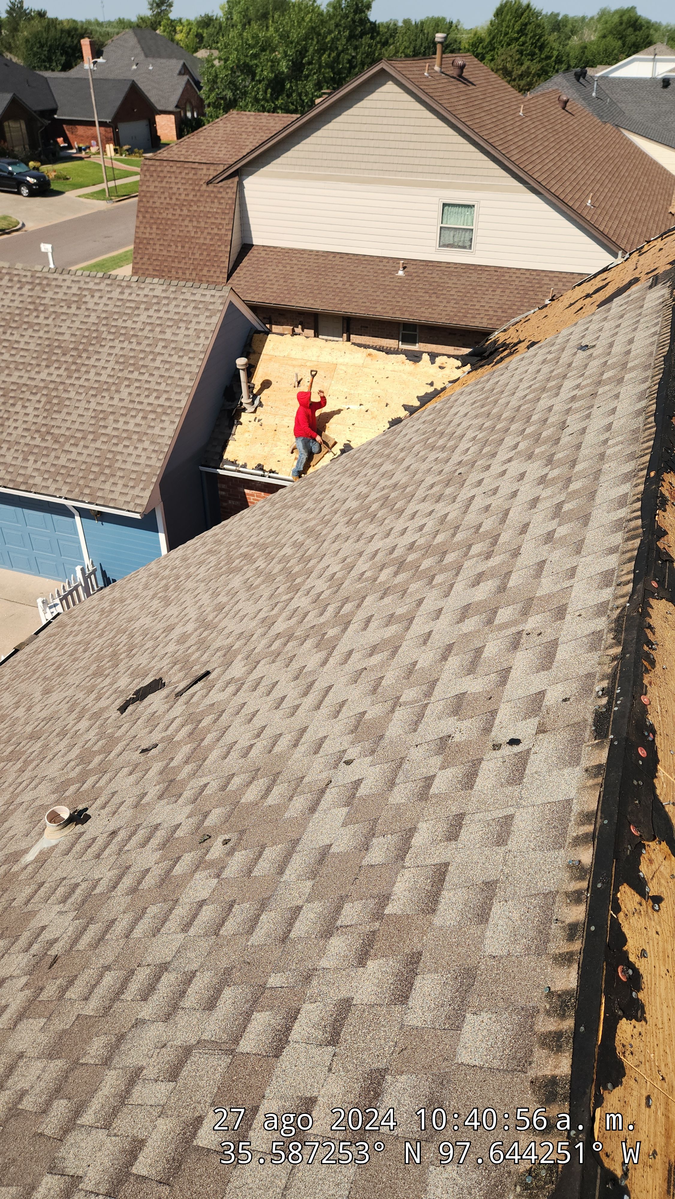 Residential Roofing Installation using GAF by Castillo Roofing