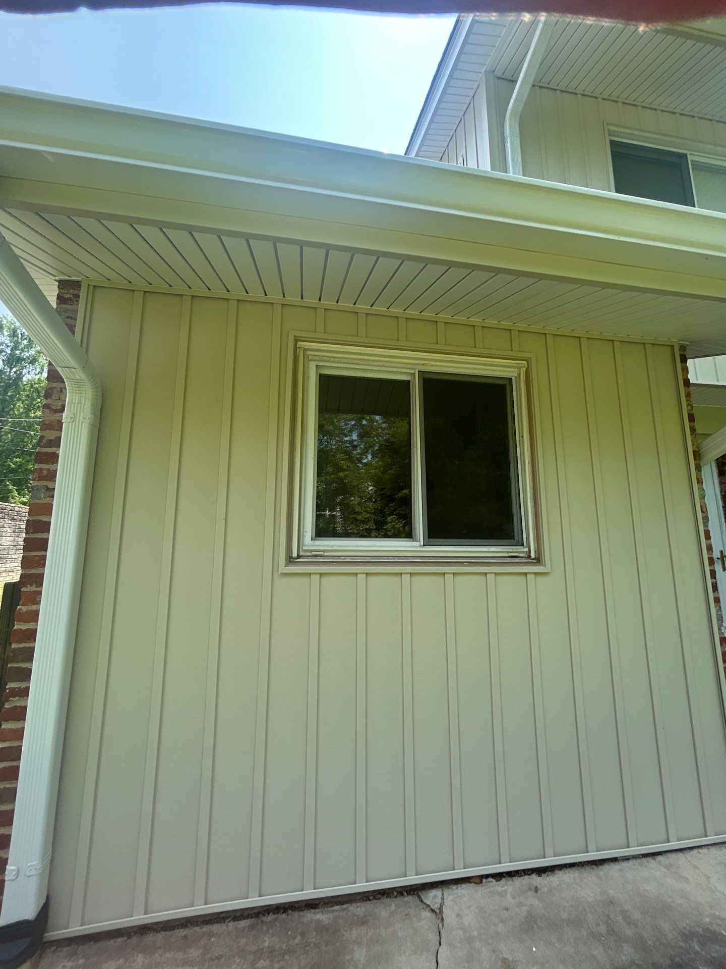 Fairfax: Residential Siding Replacement with CertainTeed 8" Board and Batten Siding in Desert Tan by RM Banning, Inc.